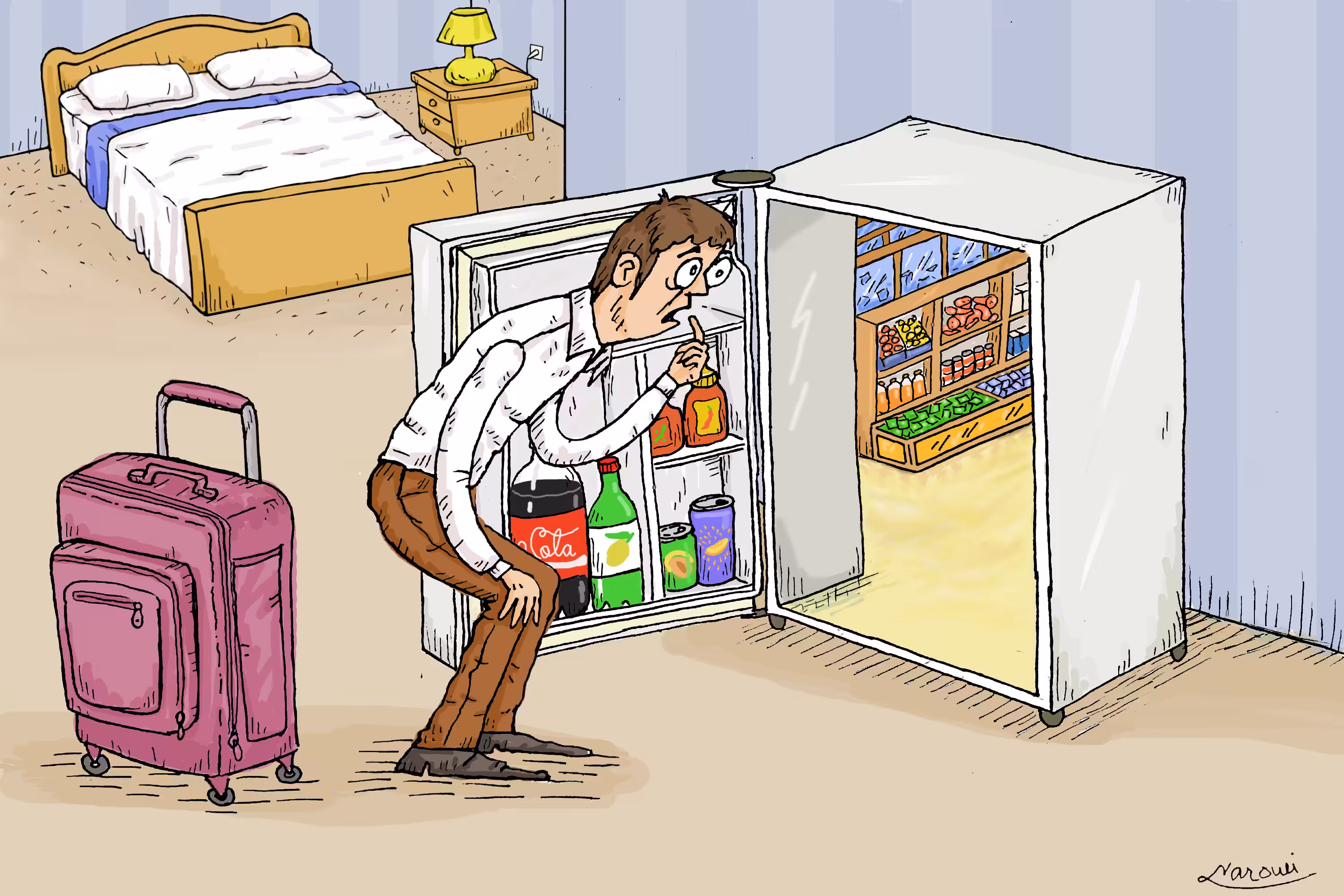 Hotel mini bar