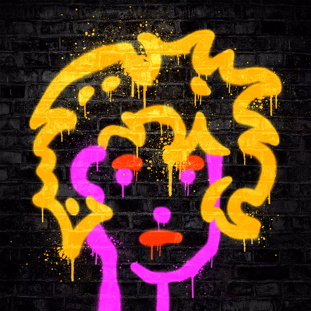 Neon Graffiti Punk #19