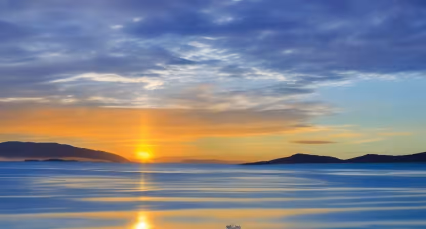 Sunset Over the Bay