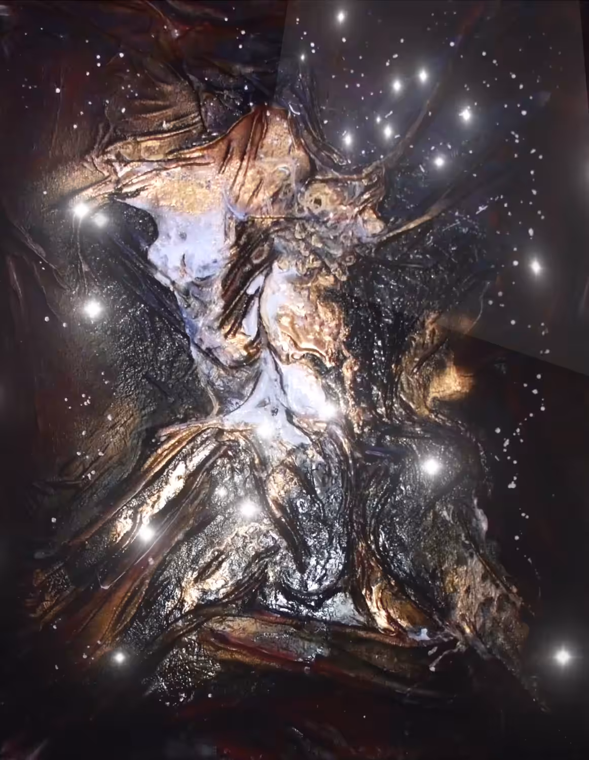 Moving Abstracts: Dancing under stars sparkling