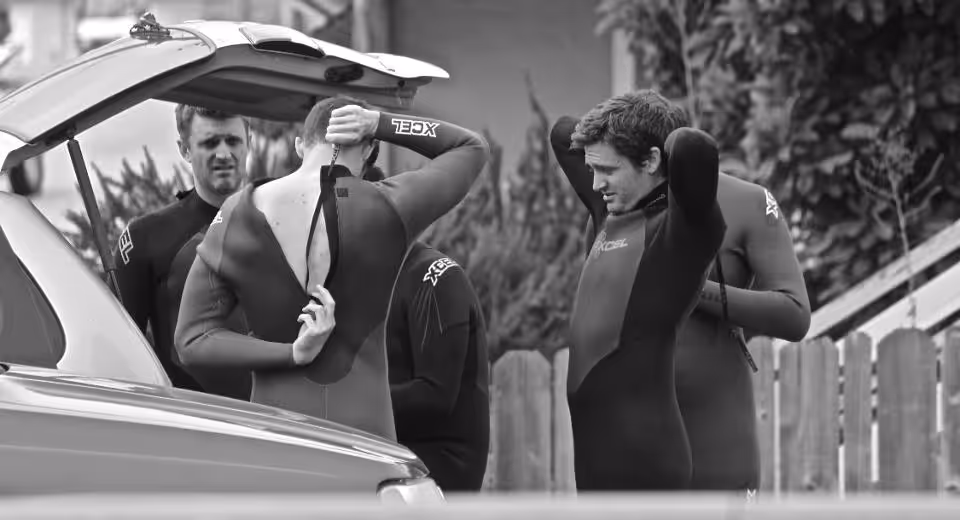 "Parking Lot Surfers."