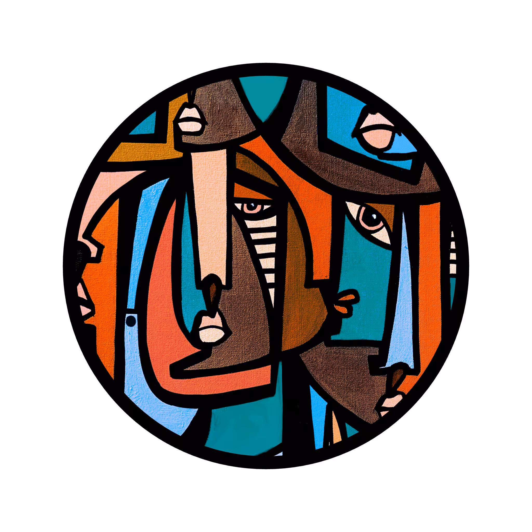 Cubist Circle 169