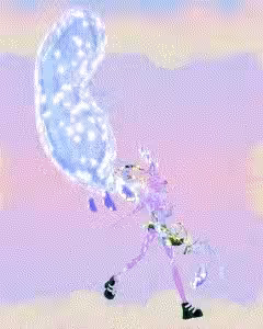  glitch soul for virtual body.GLB