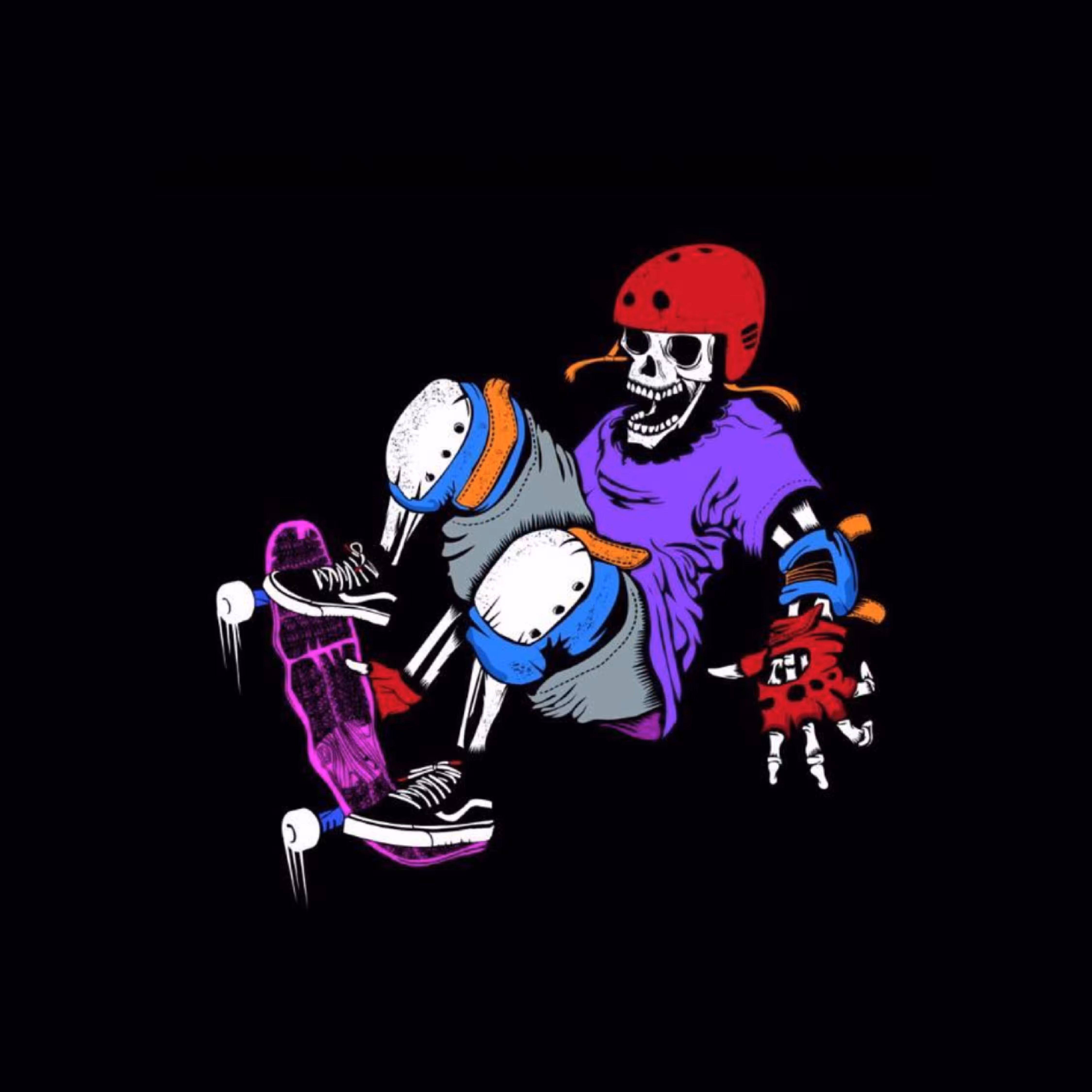 Skeleton Skateboarder