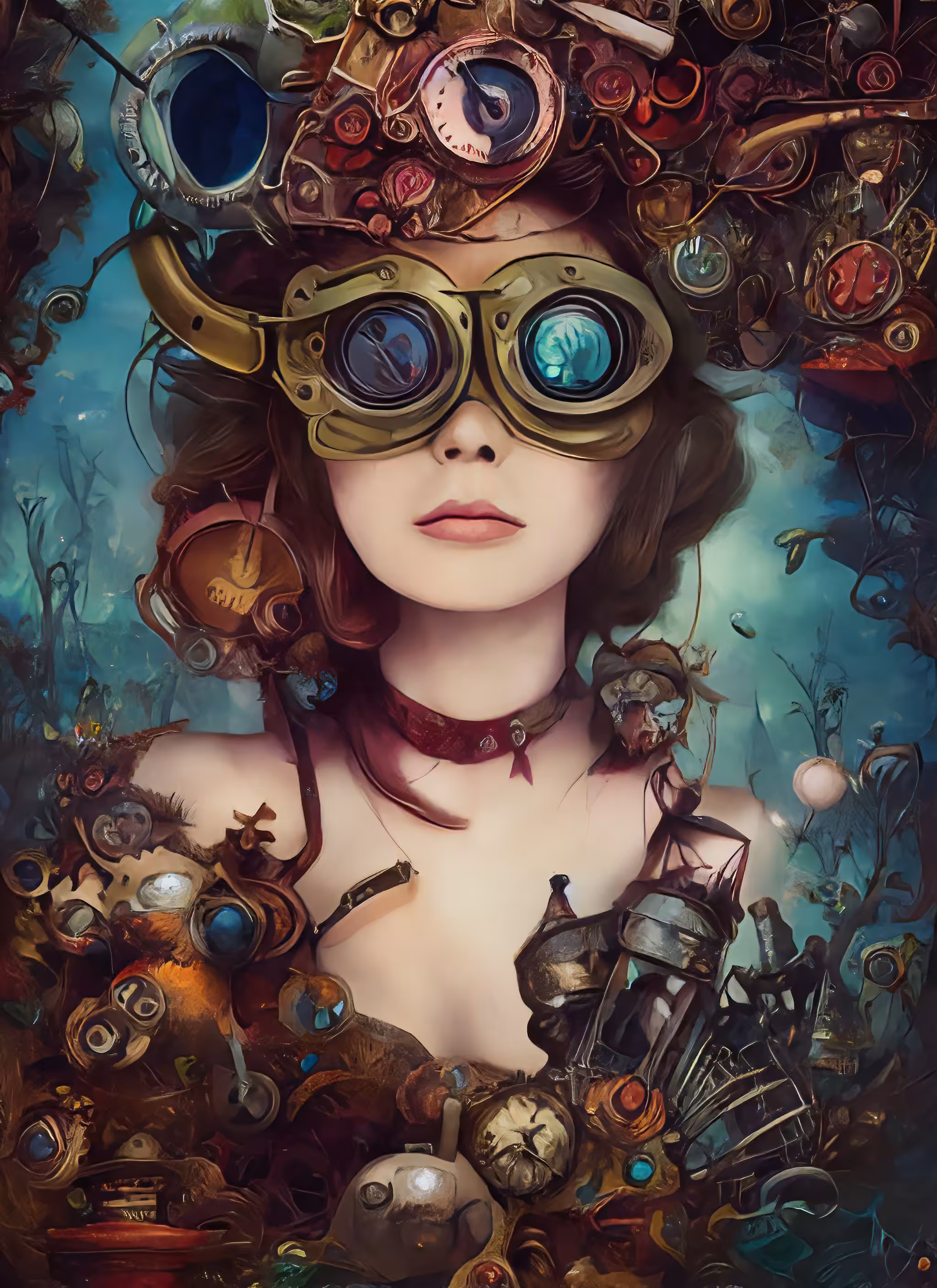 Death, Skulls and Wonderland: Steampunk Alice