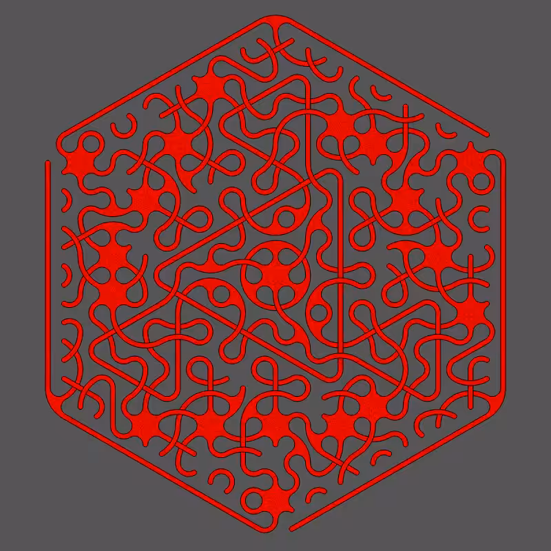 Threefold Symmetry - Dark Variations #399