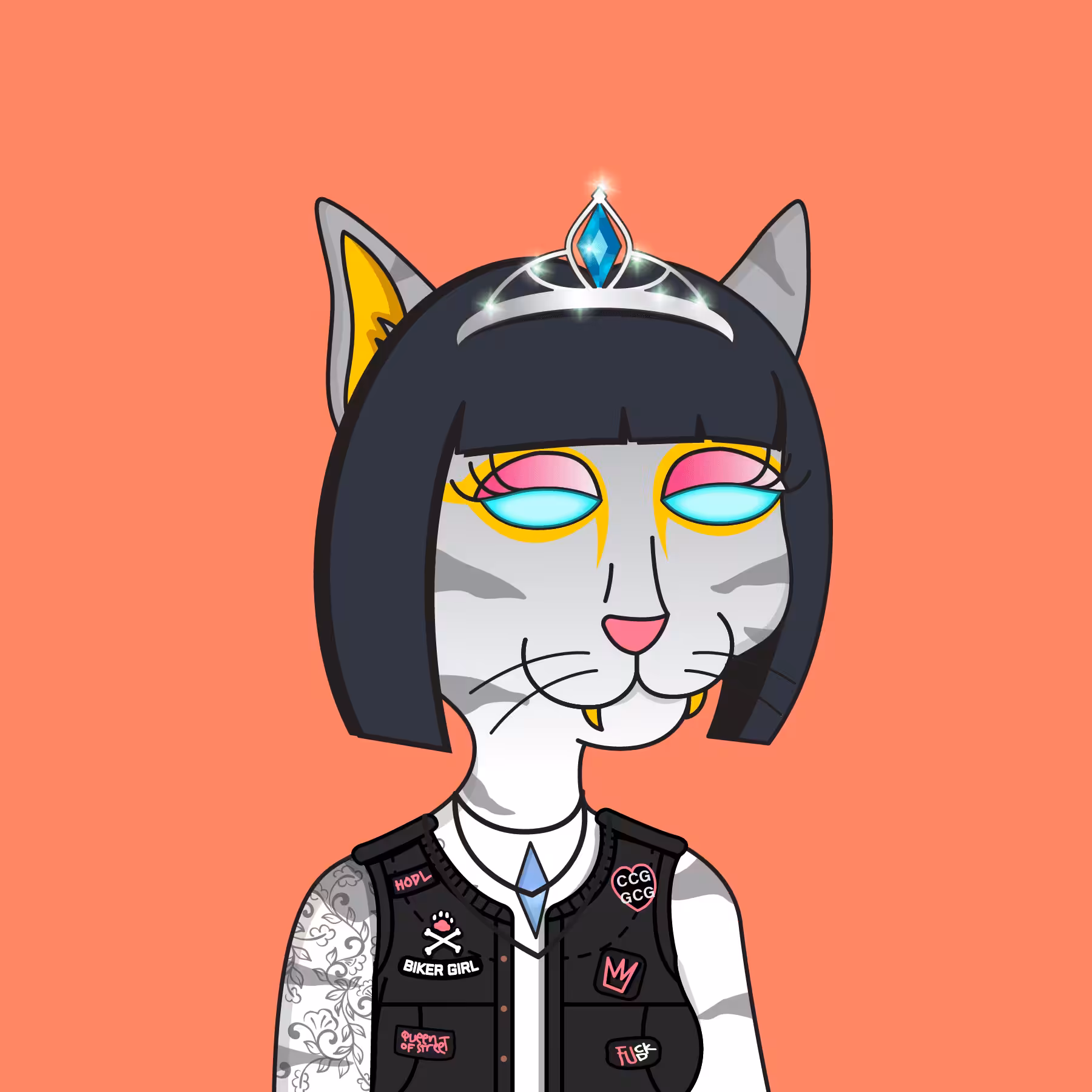 Girl Cat #90