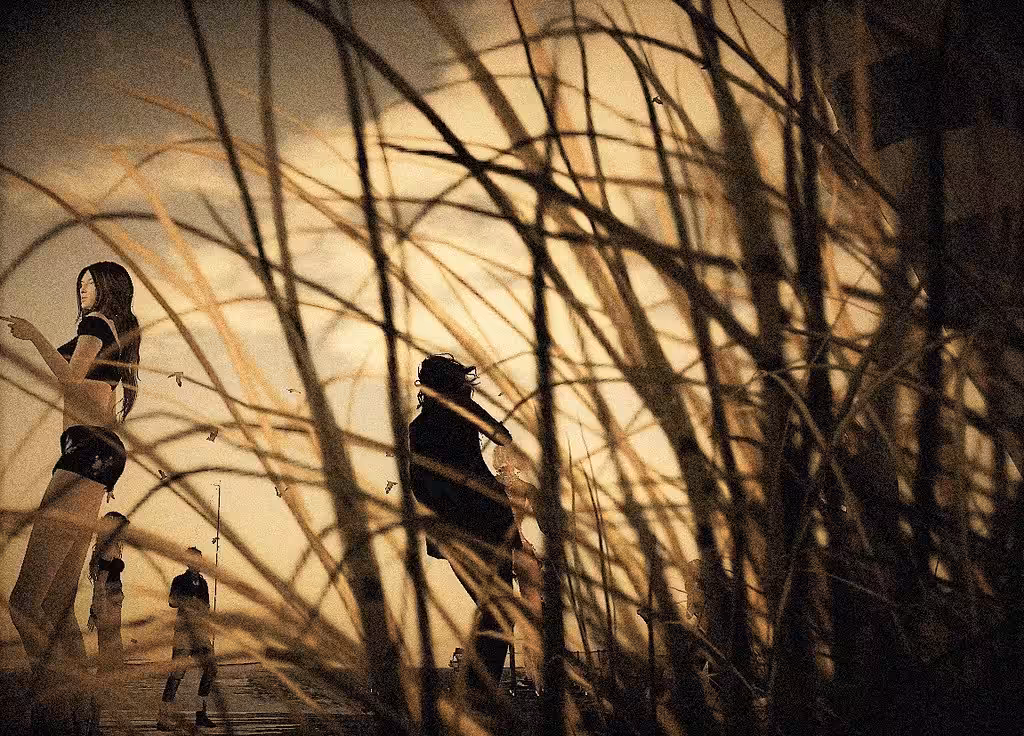 On the beach