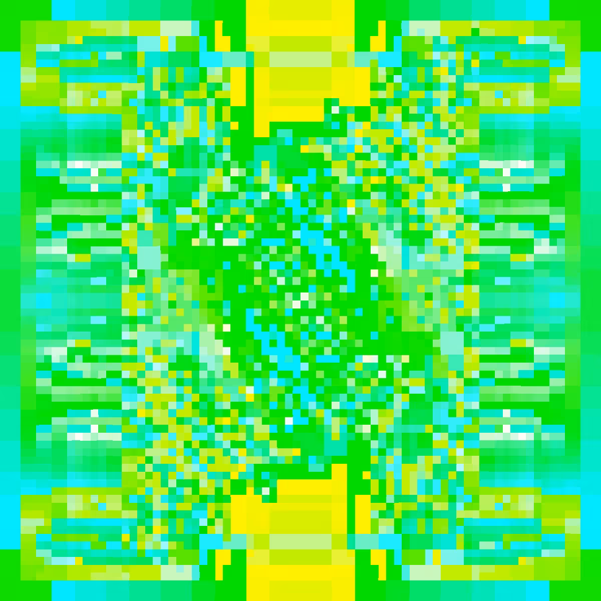 Psychedelic Dance of Pixels #31