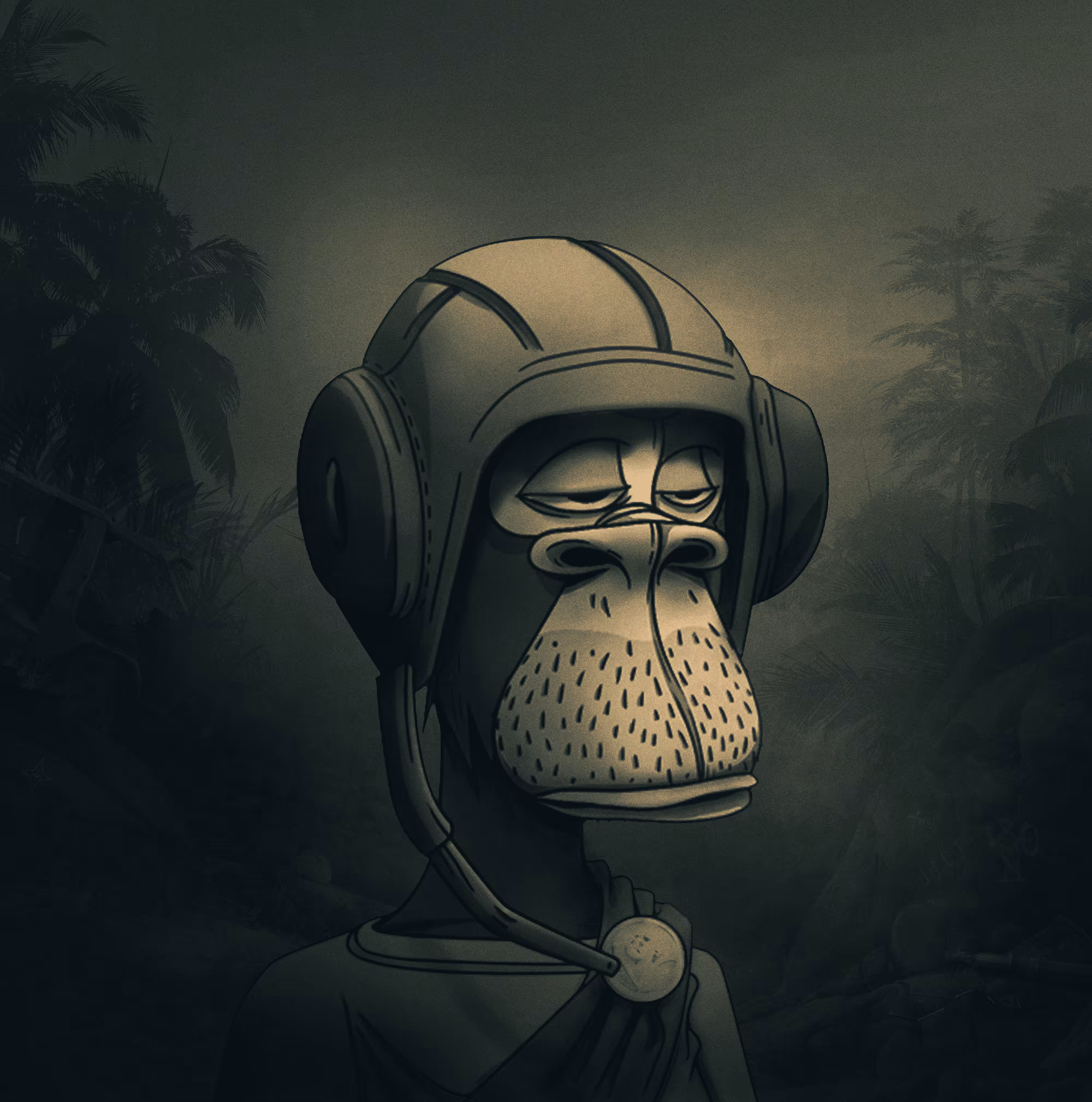 Dark bored Ape #5632