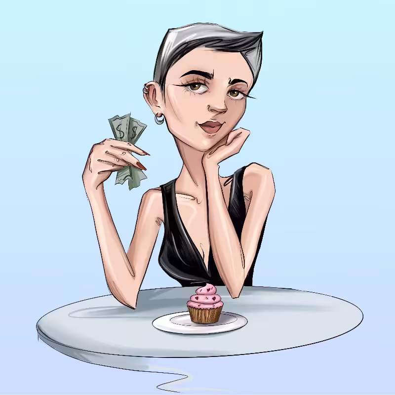 Girl at the table #20