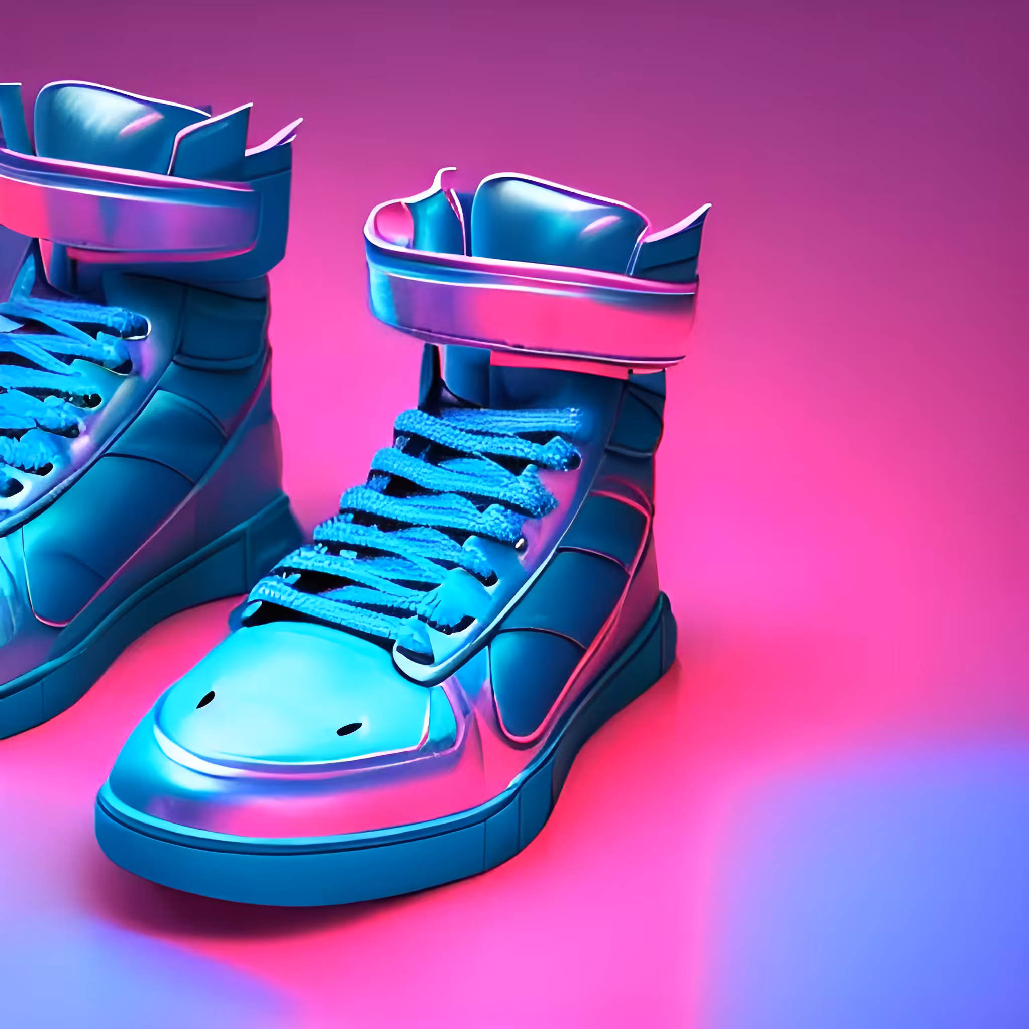Neon Art: Sneakers