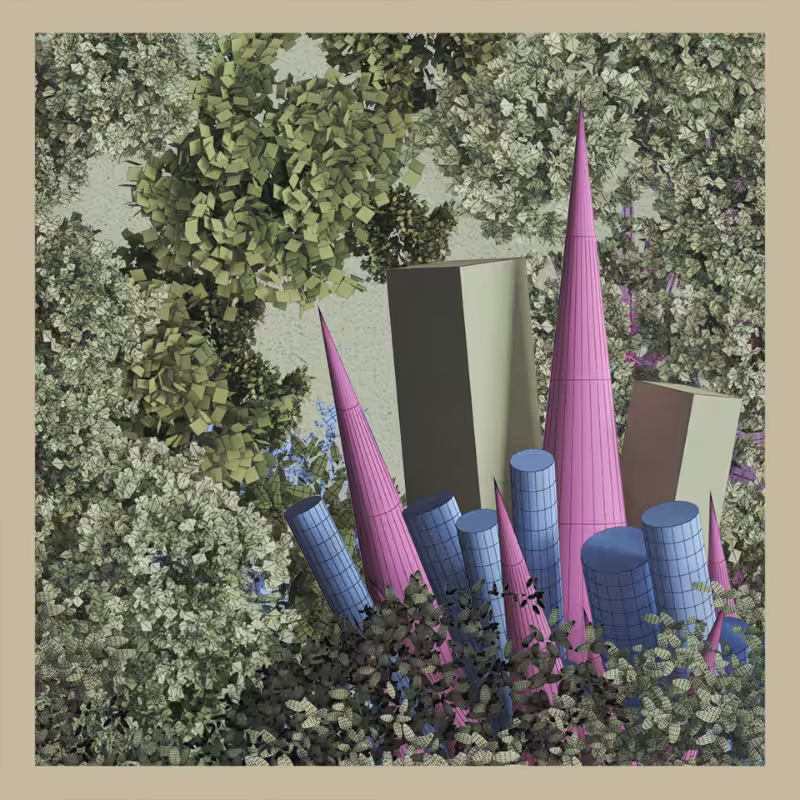 Geo-forest #3dart #50
