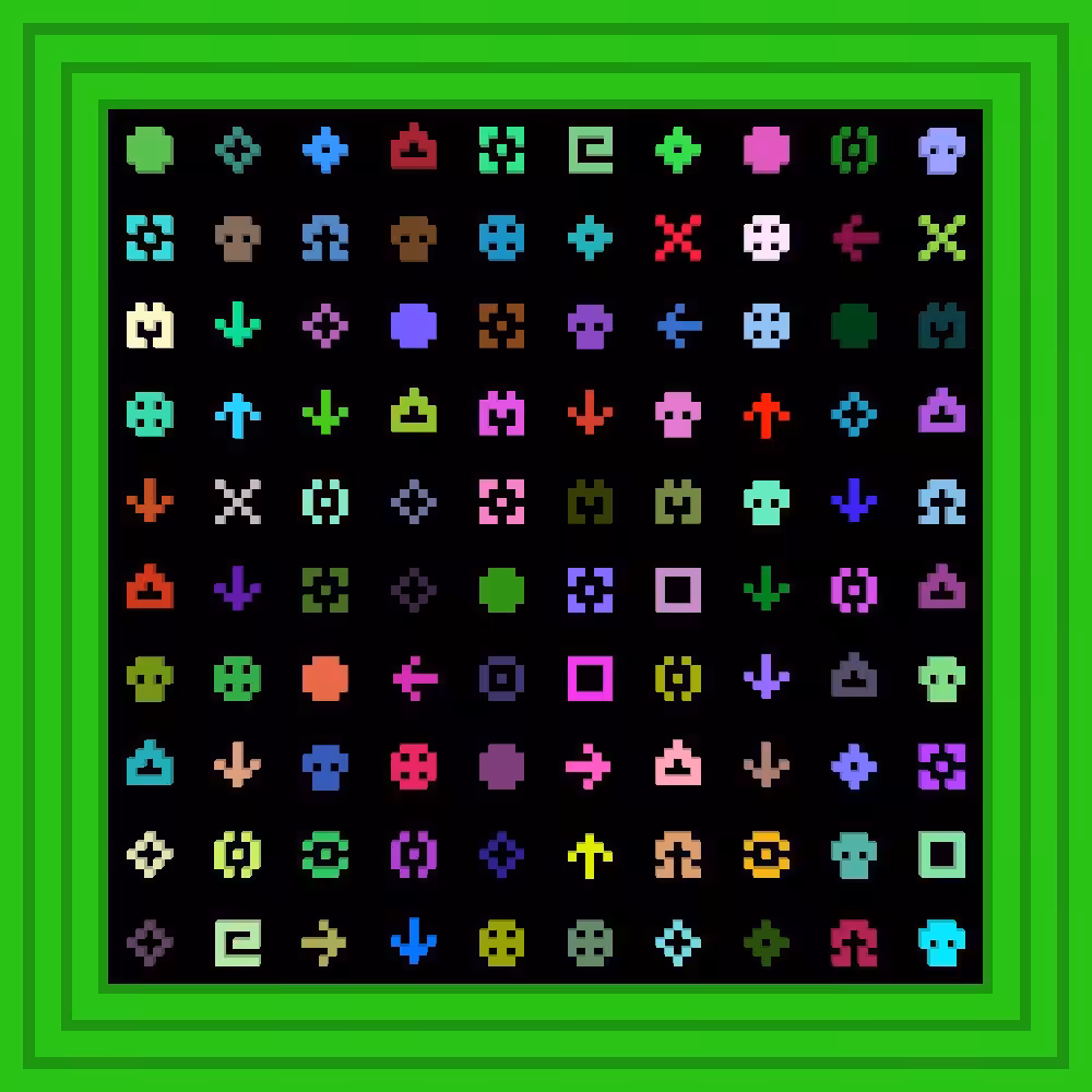 my_yurrrd :: Procedural Symbols #129/1000