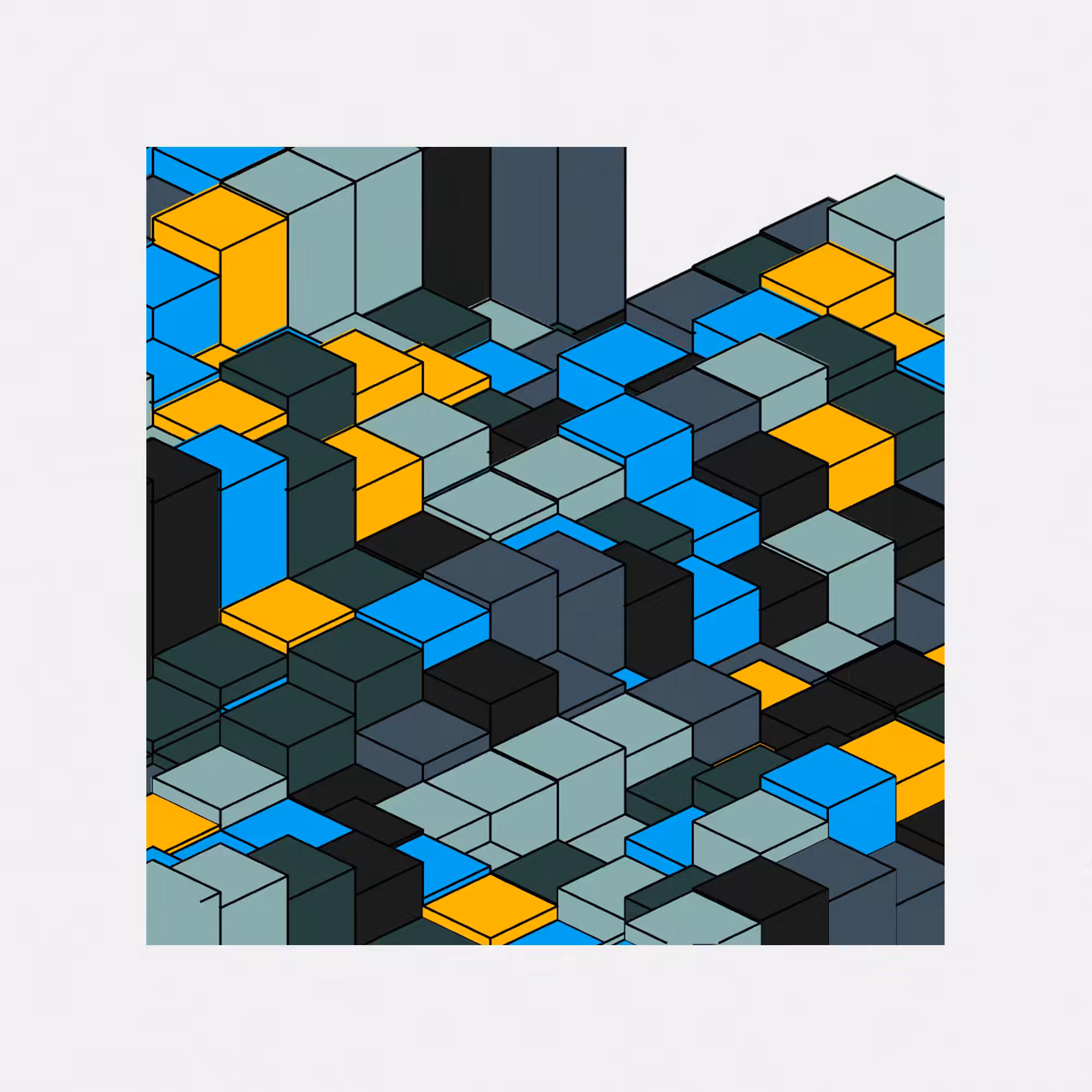 CUBIST HORIZONS #3