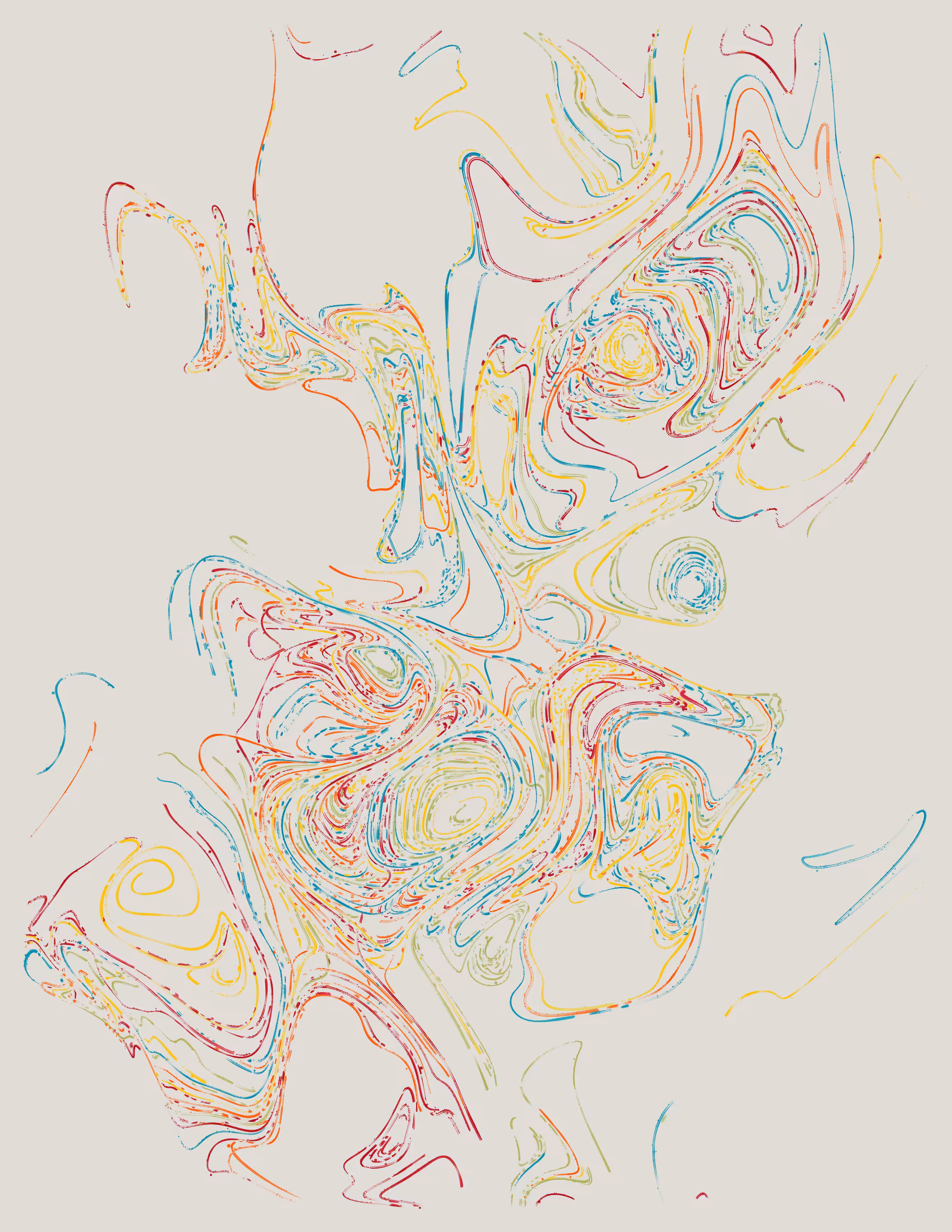Rodeo posts: Caustic Flow (Color)