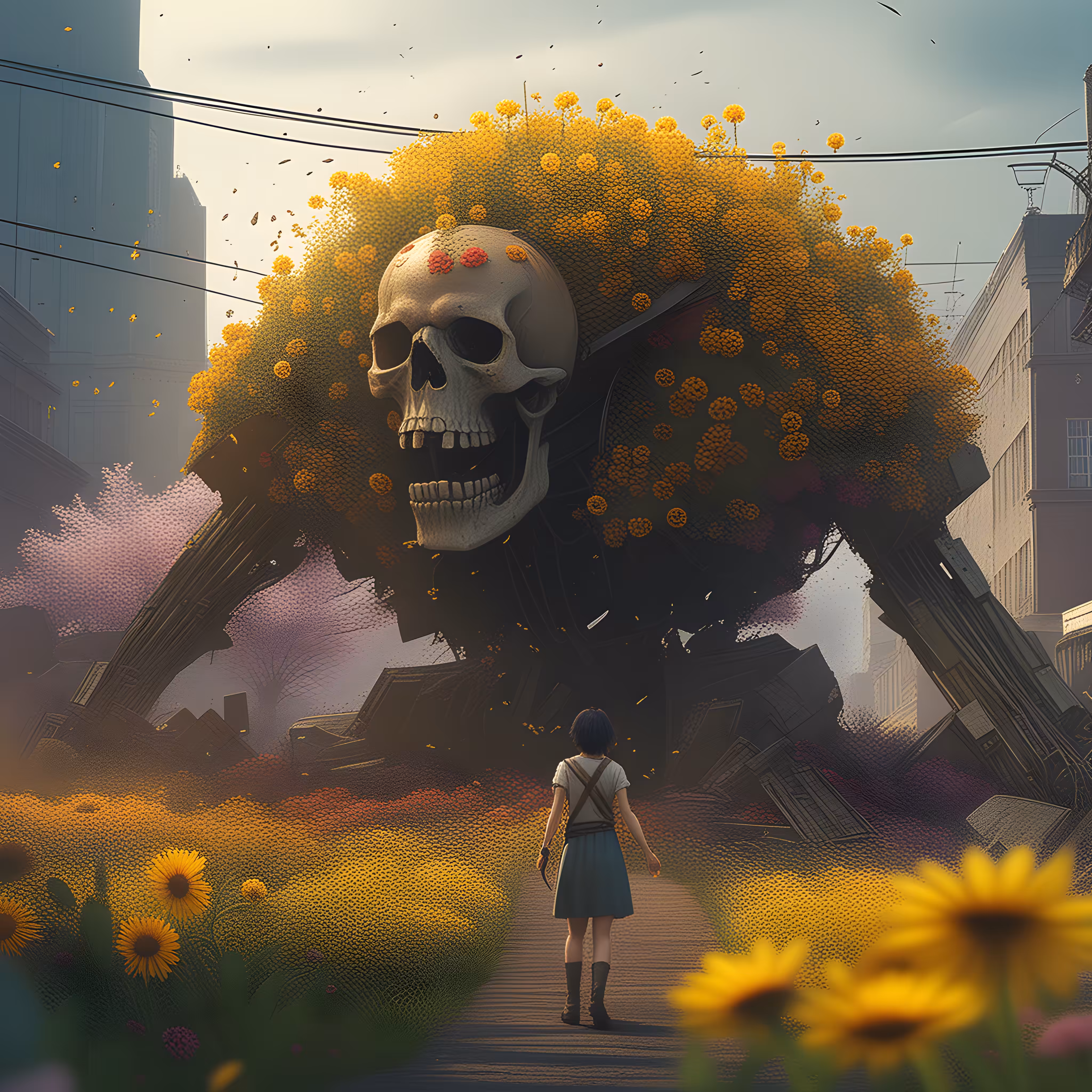 "War of Flowers #6"