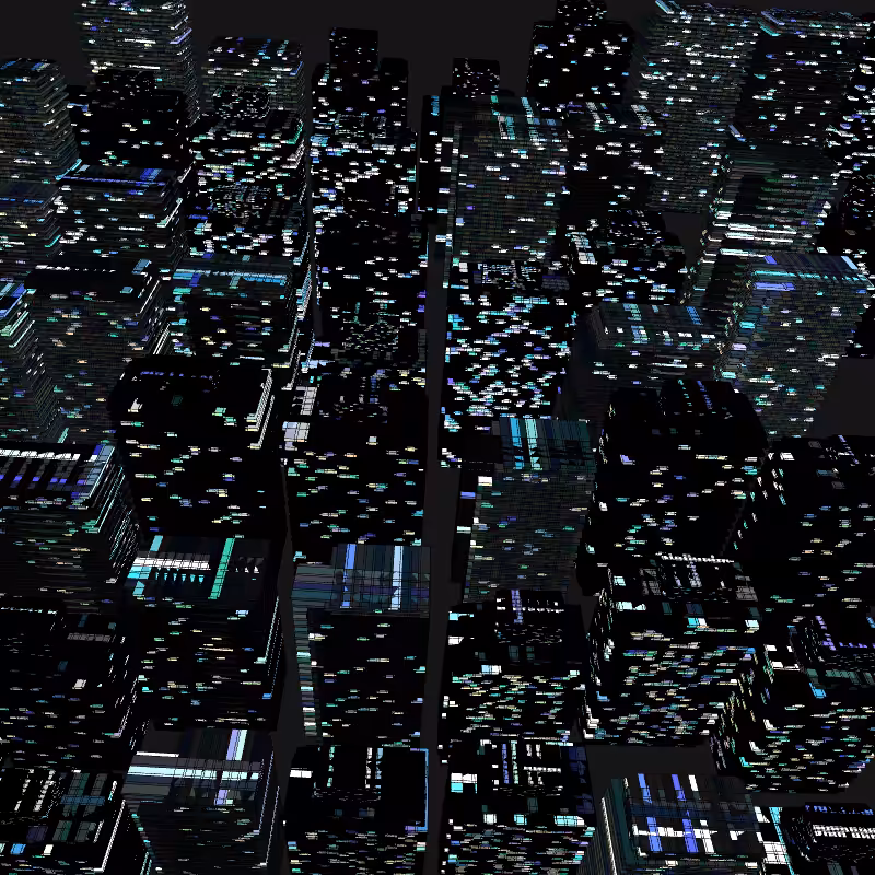 Night city glow #8