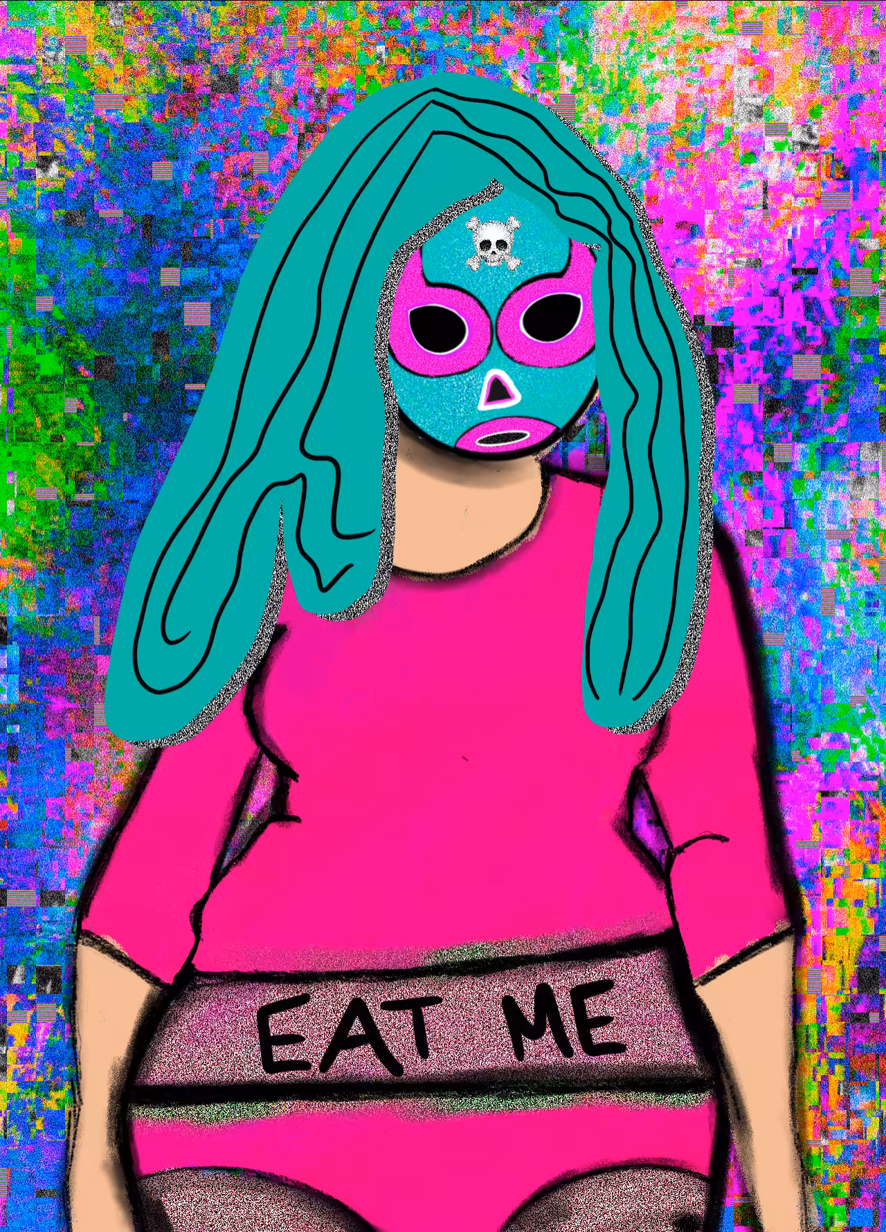 NFT luchadora #105