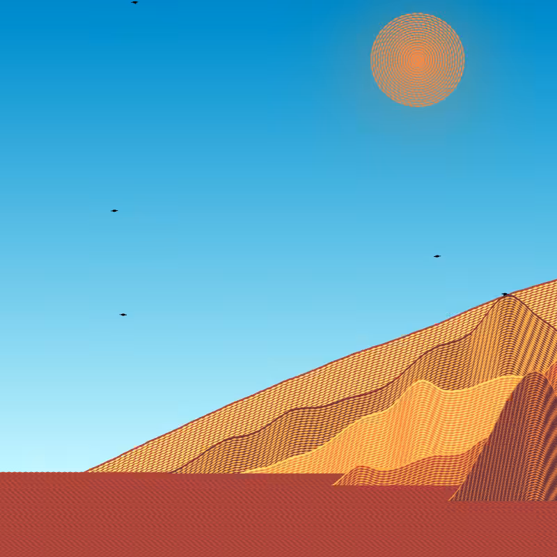 Painted Mountain Sunset #236