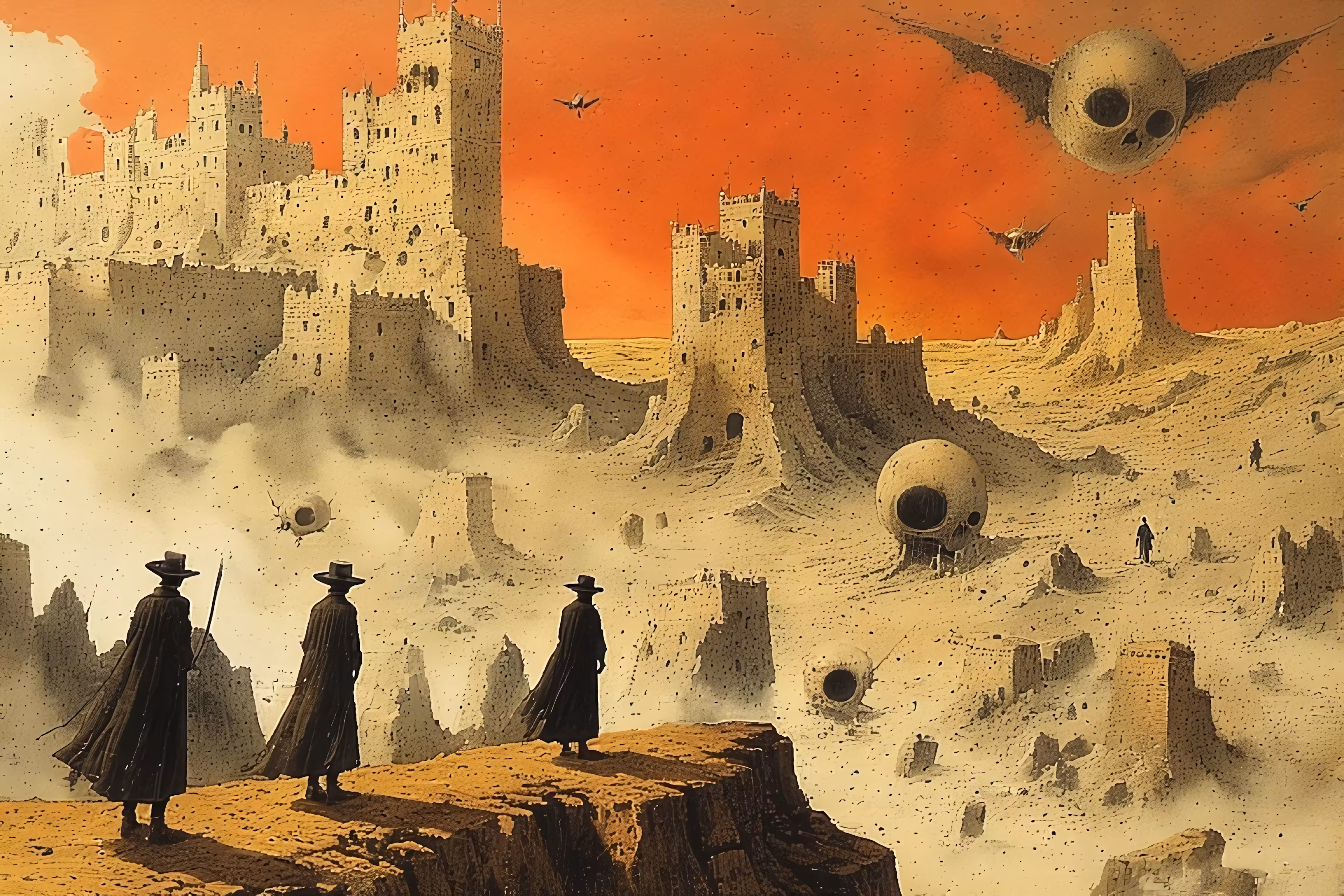365 Brushstrokes of the Future: The Drifters of the Bone Citadel
