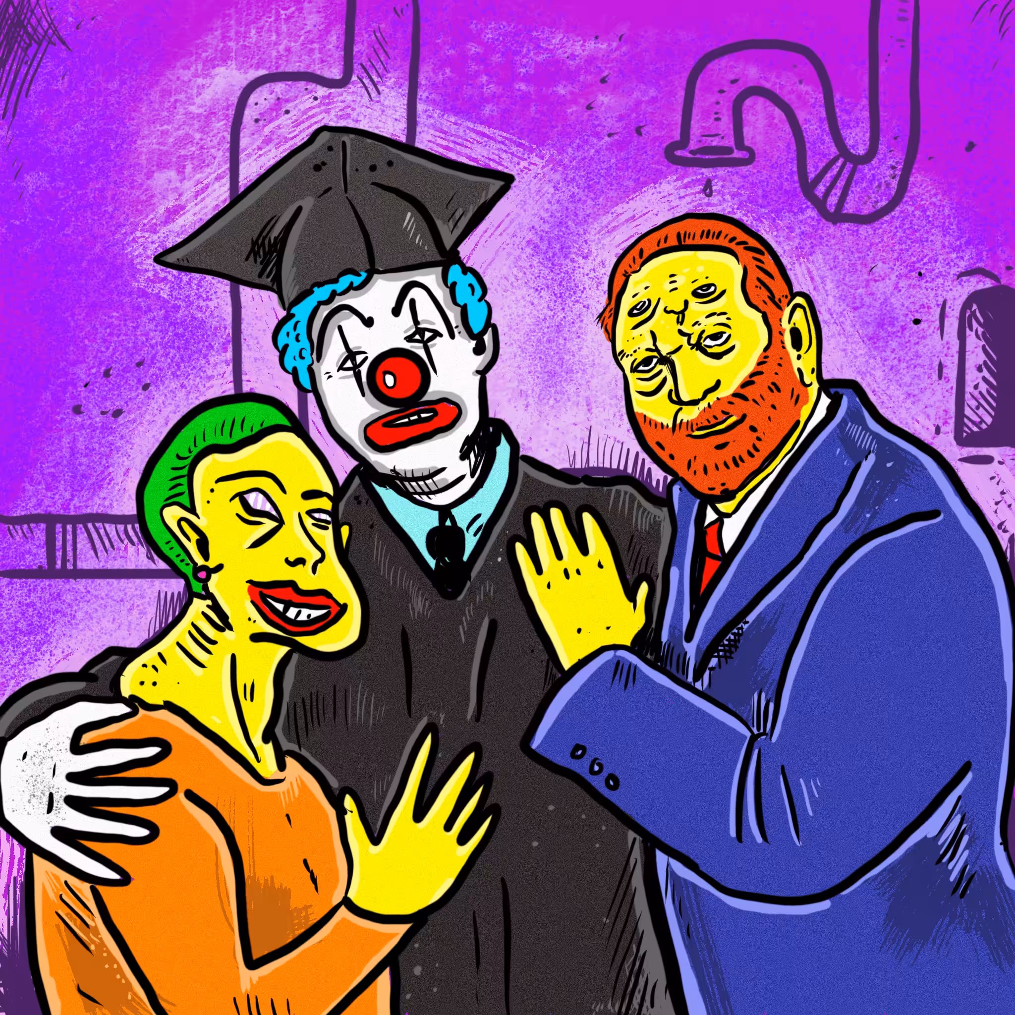 Proud Parents of A Clown School Graduate