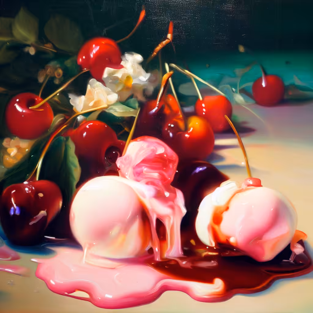 Cherries Ice Cream Melt | 1