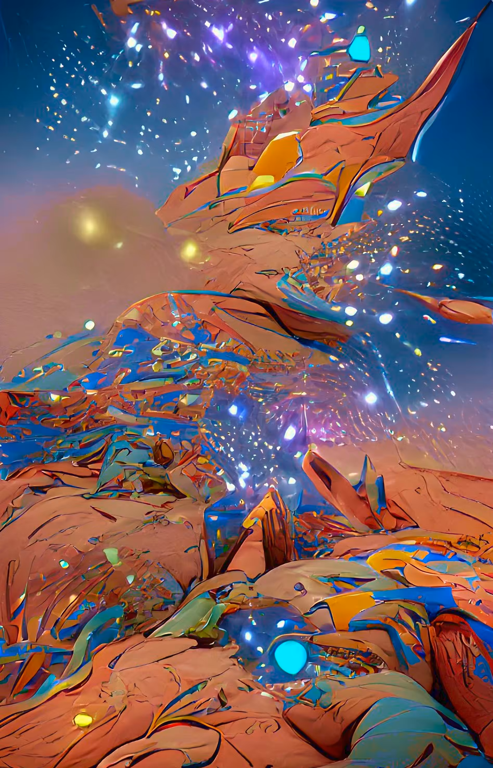 AI Series - Starry Night on a Distant World