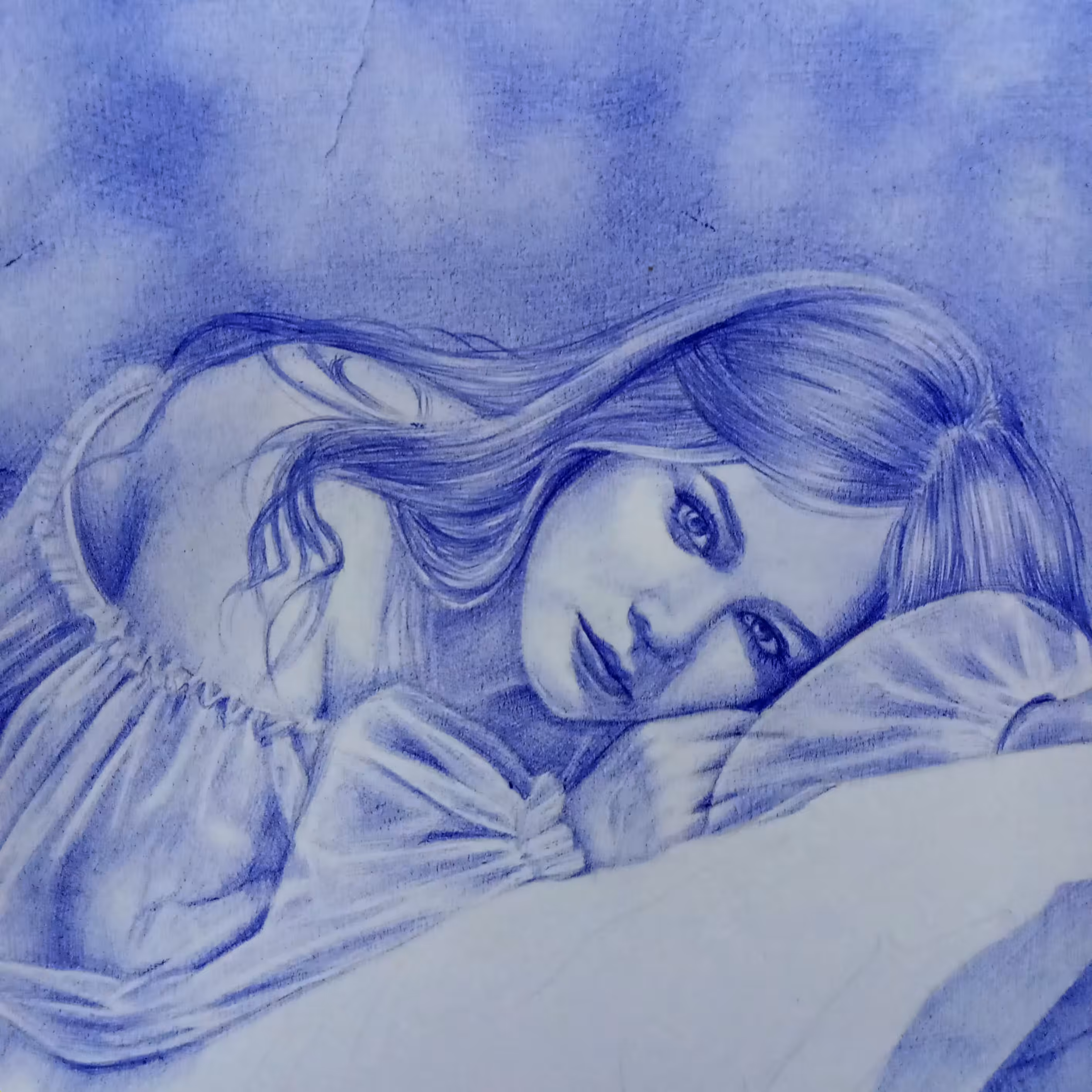 blue girl
