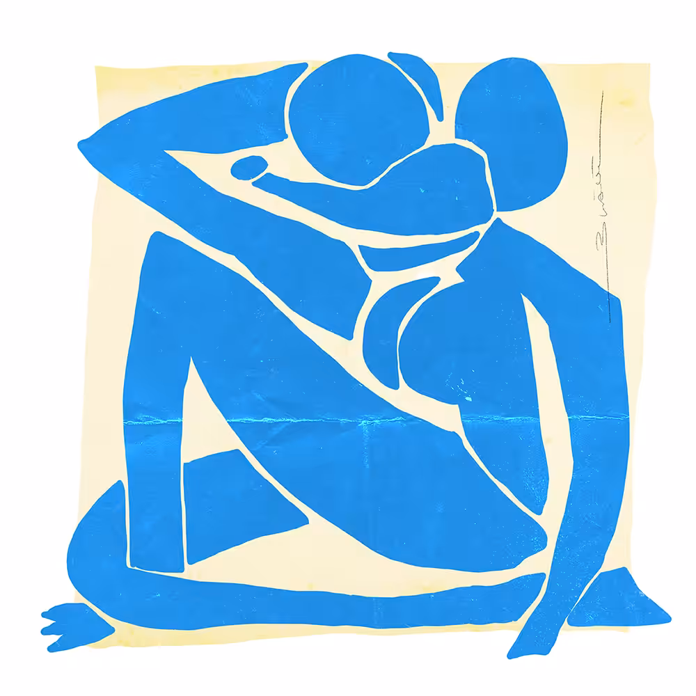 Mictisse ''Nu Bleu''