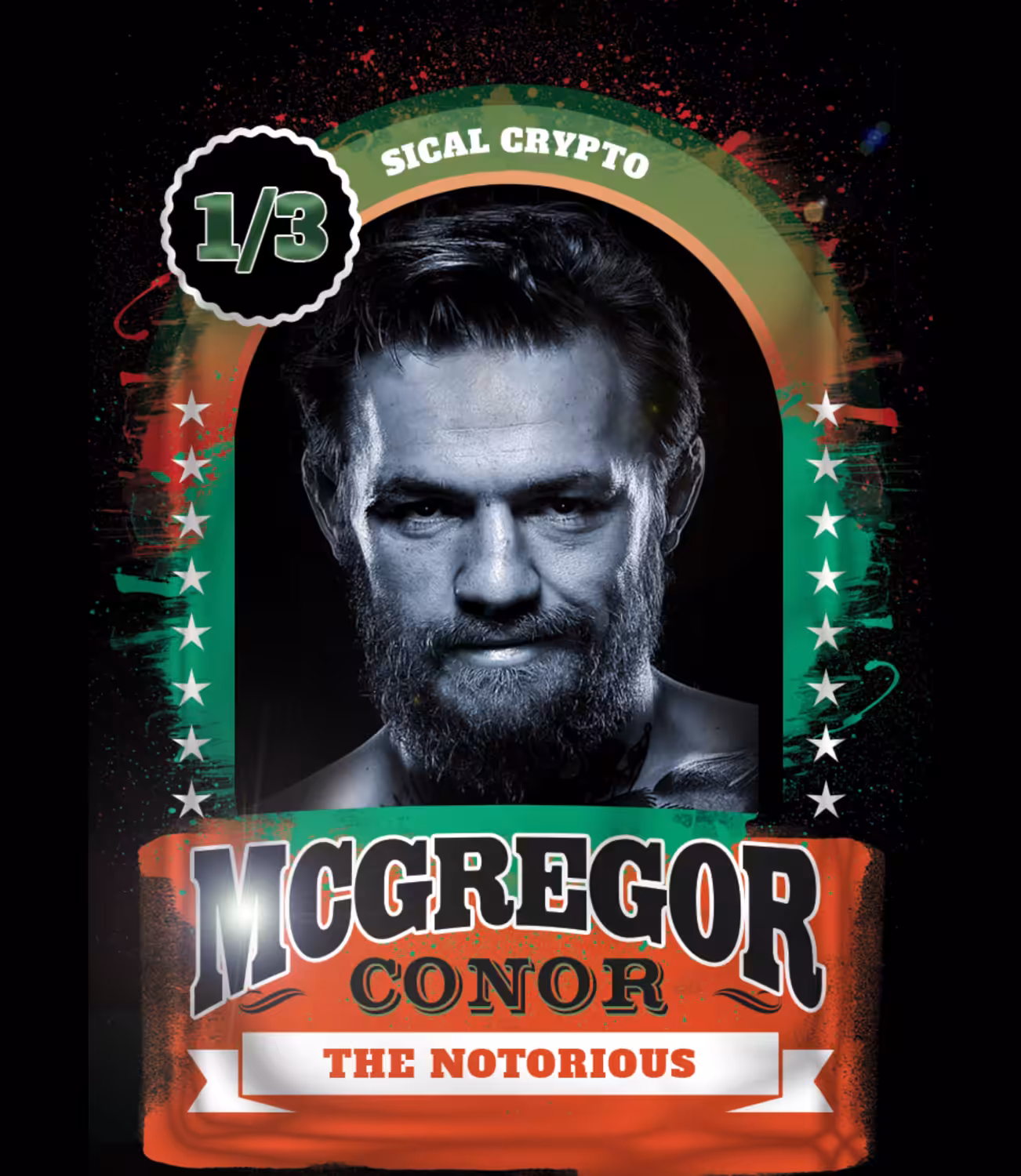 1 of 3 Conor  Trading card