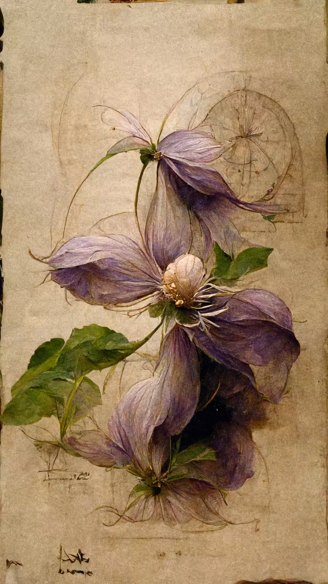 Clematis Study 