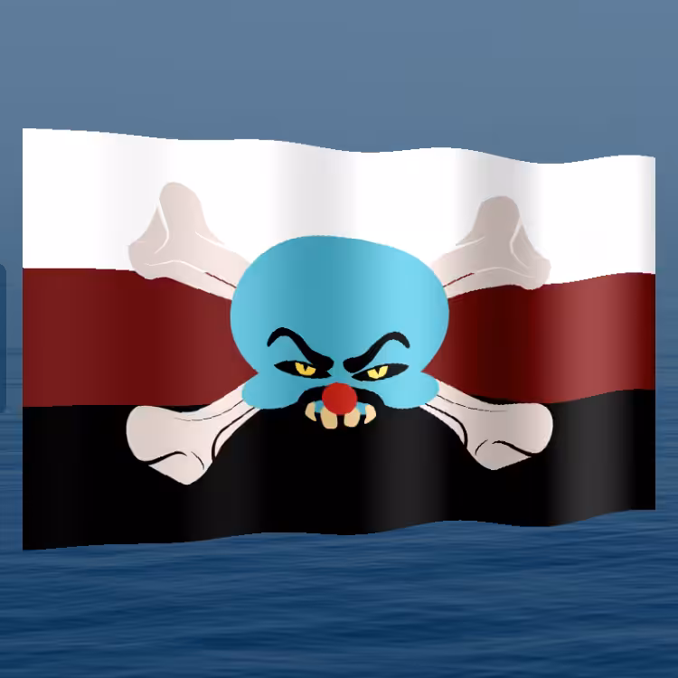 Jolly Roger Flag #44