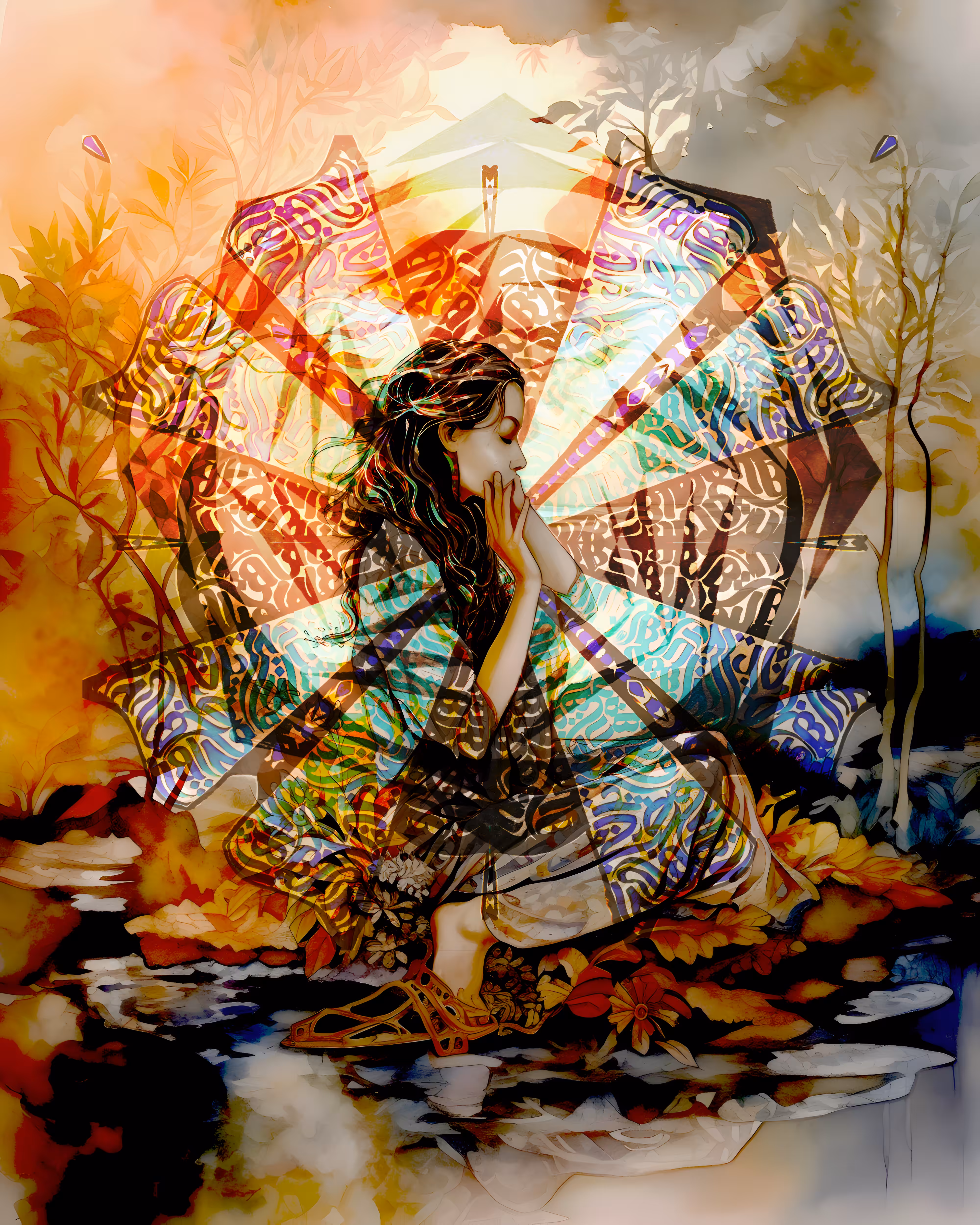 The Harmony of Artistry 0001: Calligraphy, AI, and Digital Elegance