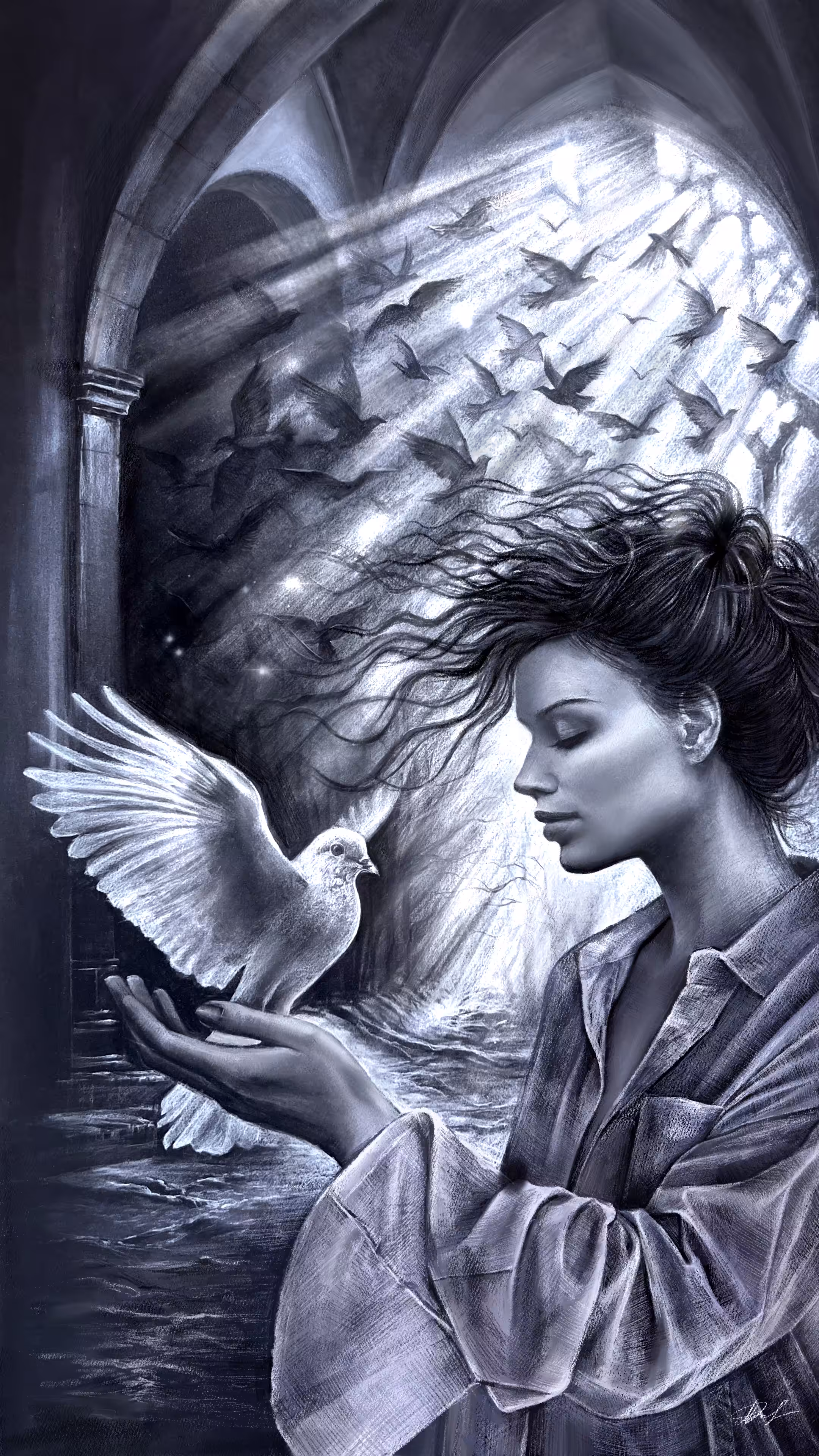 Midnight Veil: The path of light through darkness