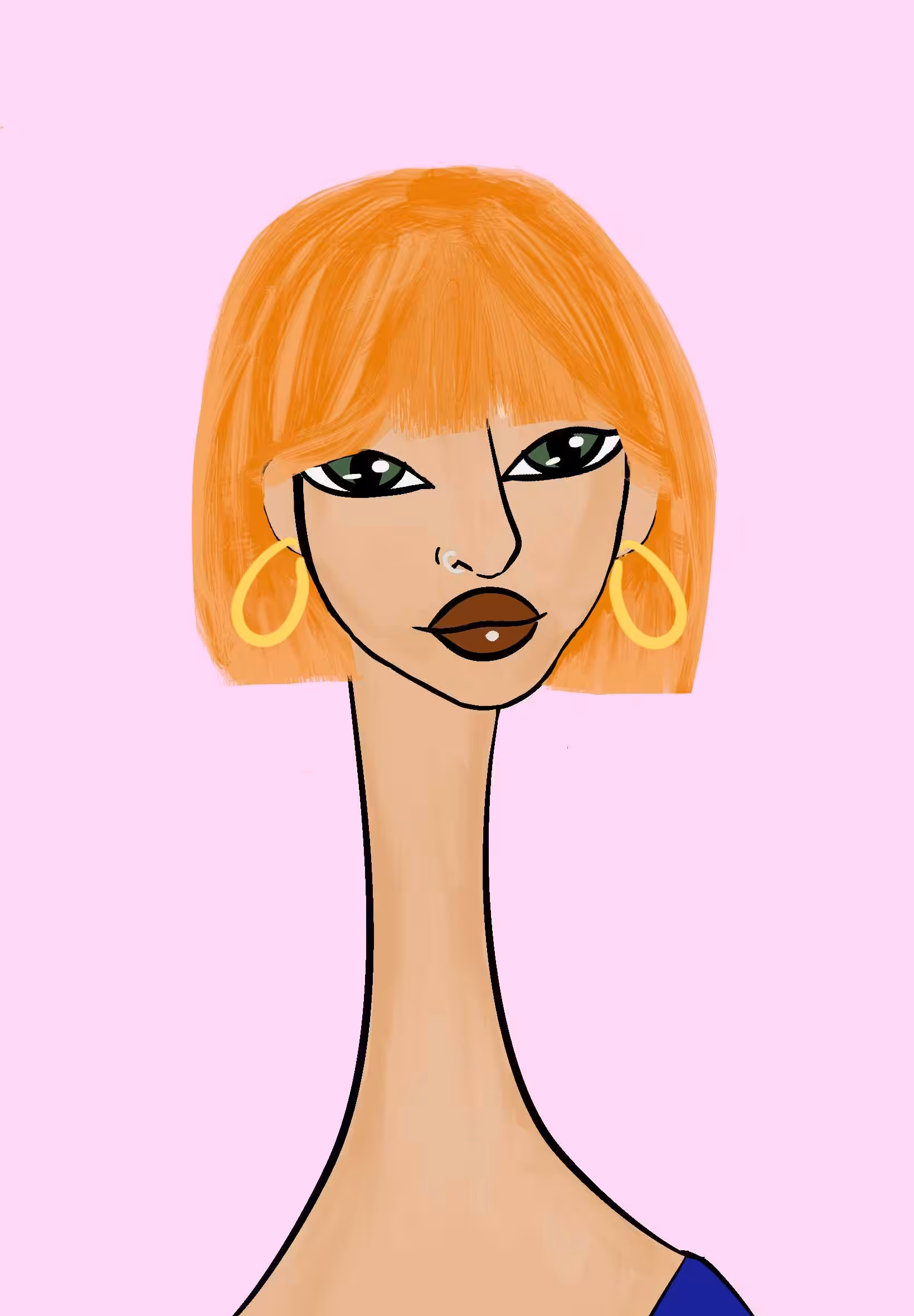 Long Neckie Ladies: Long Neckie Lady #2632