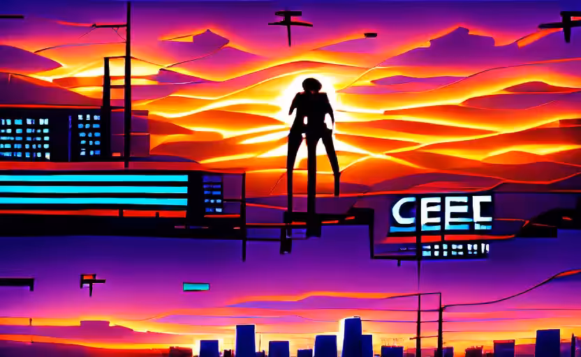Cyberpunk Sunset 6