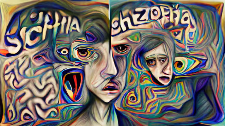 schizophrenia (pixray_genesis)