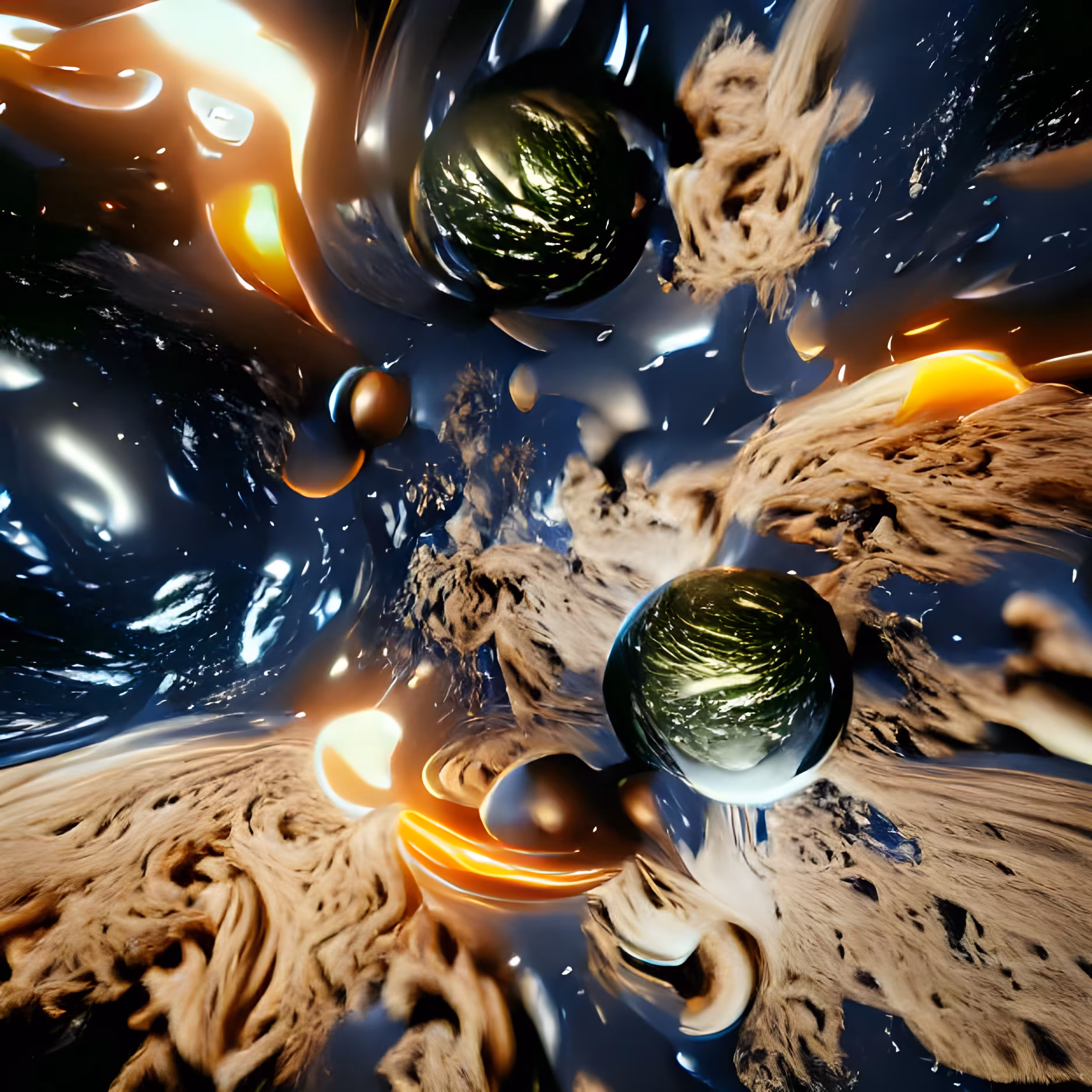 Universe in Turbulence - Deep Space