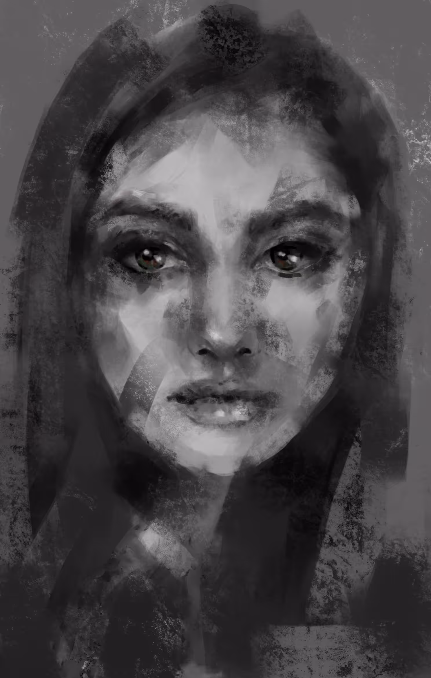 Hopful woman