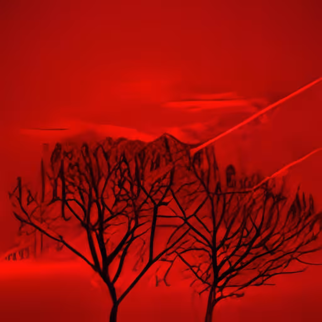 Red sky
