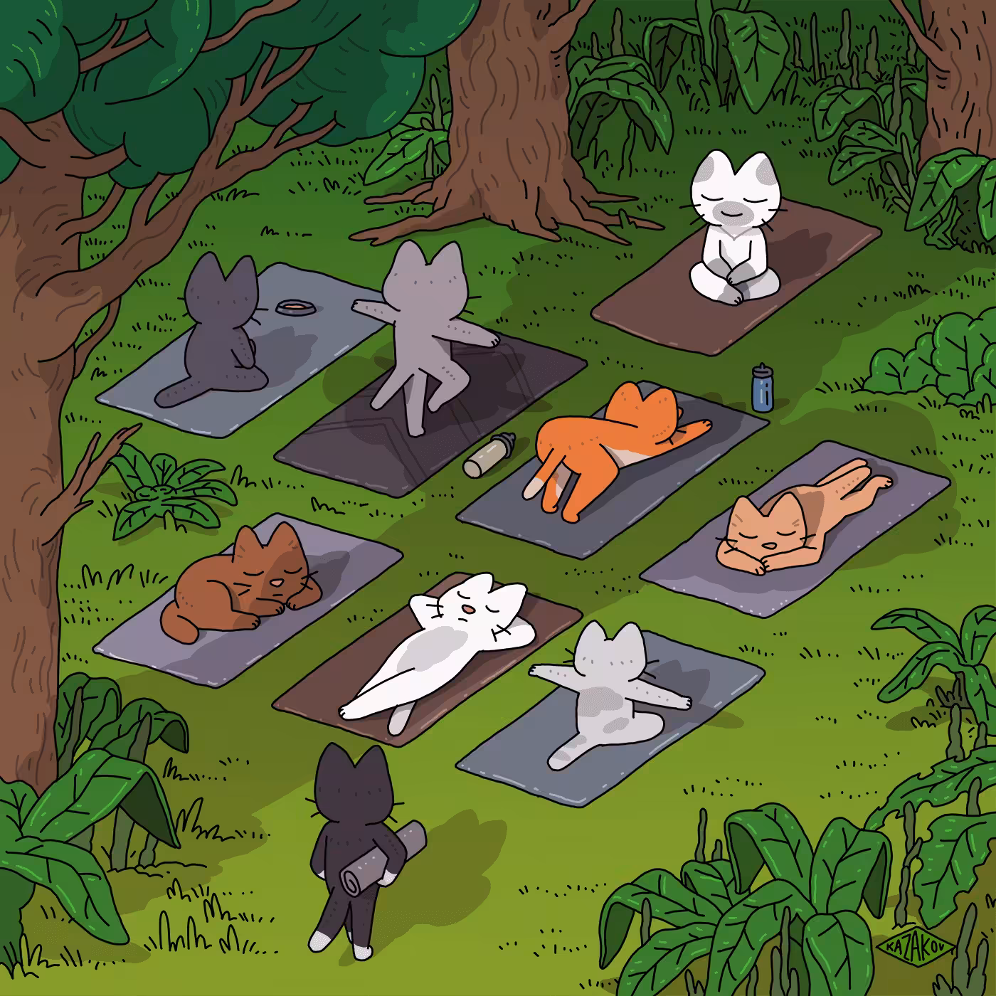 Yoga Cats