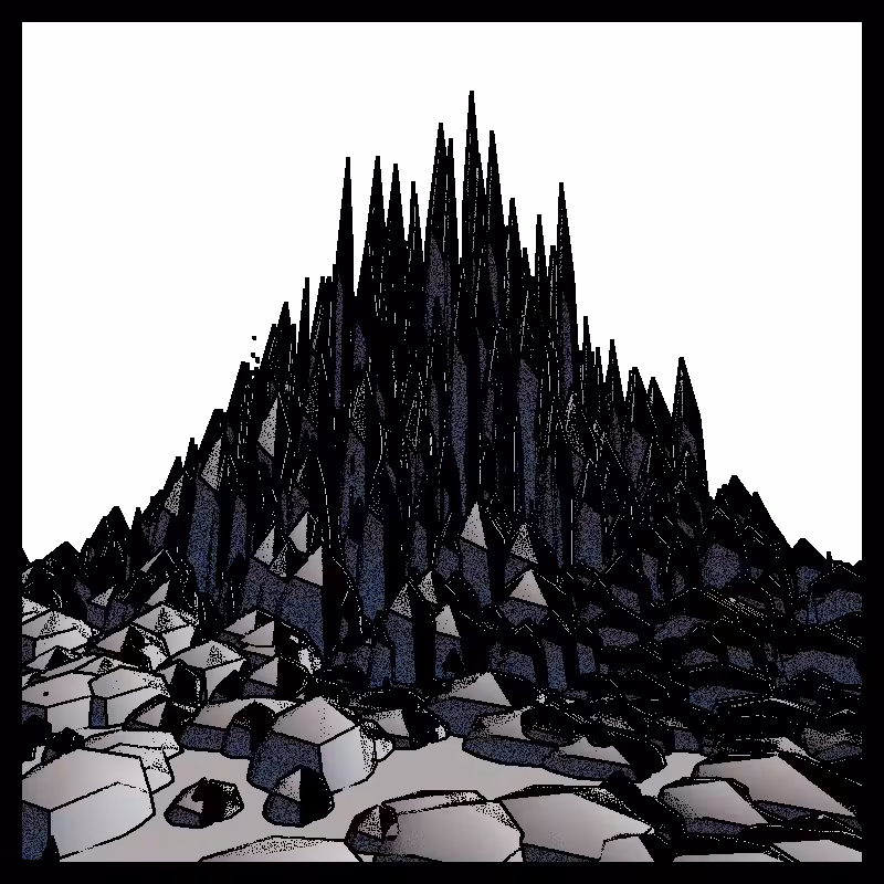 Crystal forest #45