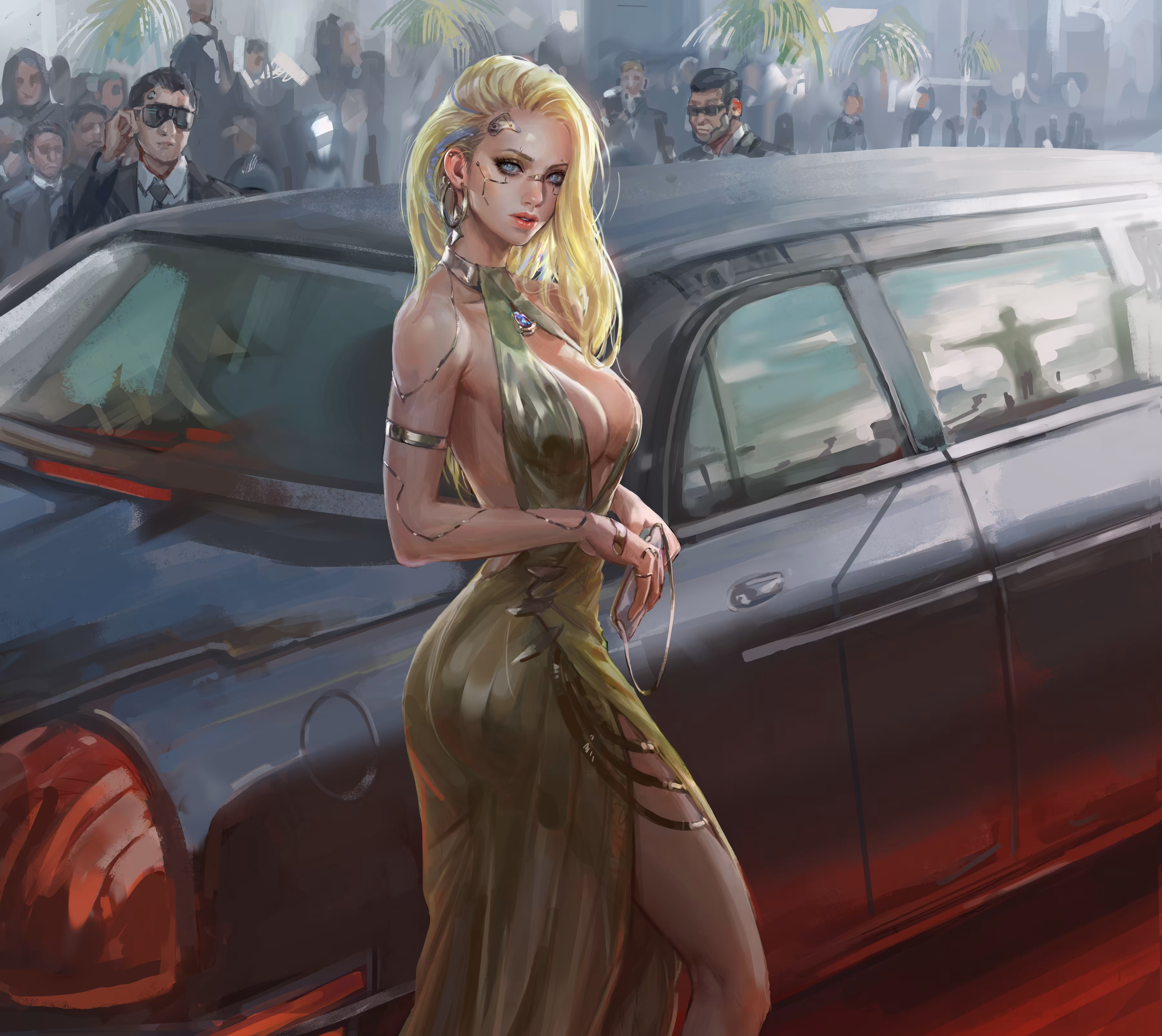 Hollywood star in the near future