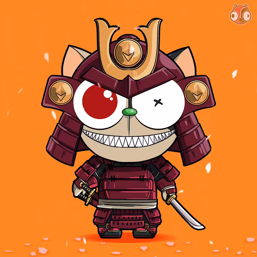 Bonkers Dog No.60 : Red Samurai