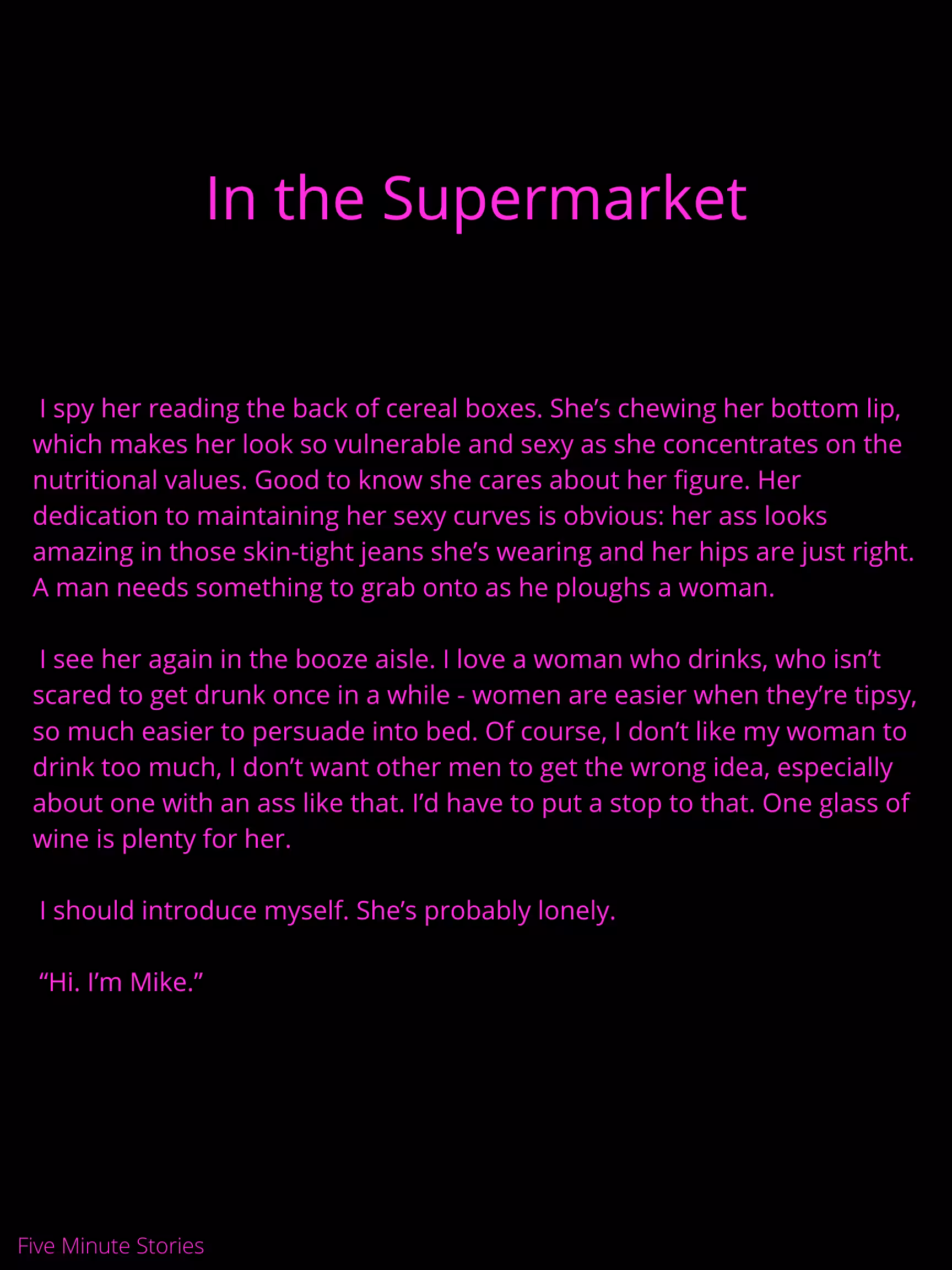 In The Supermarket