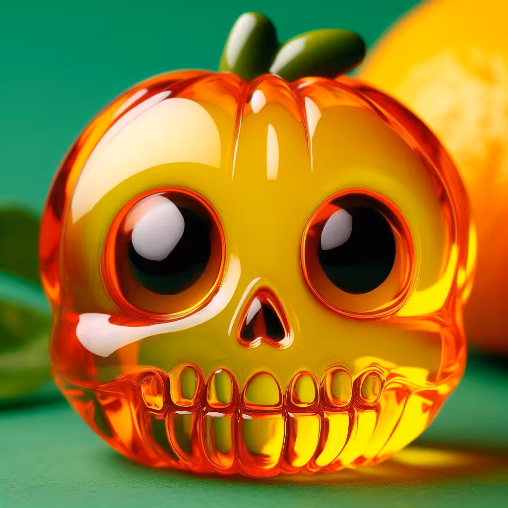 Cute little glass skull