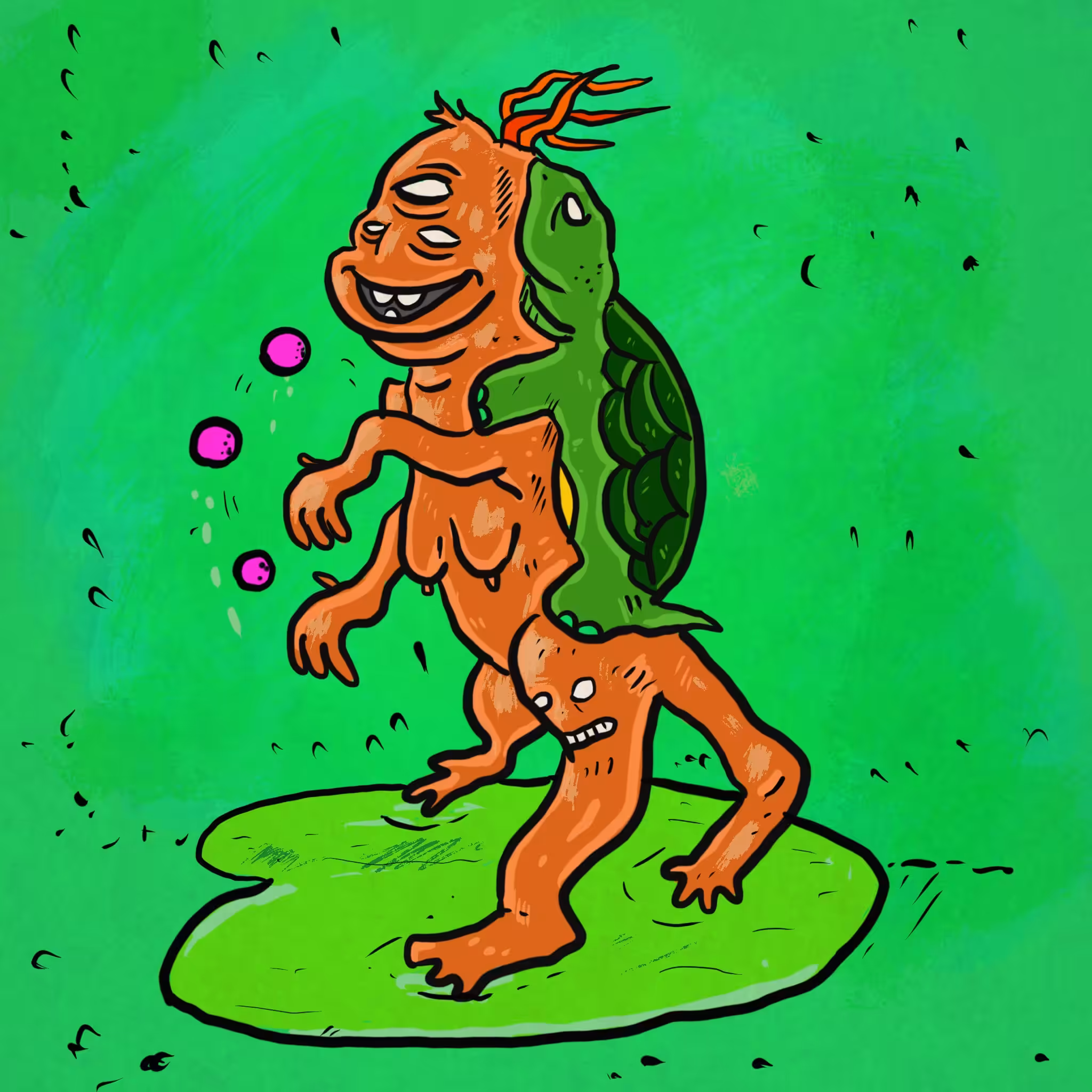 Juggling Sewer Pup