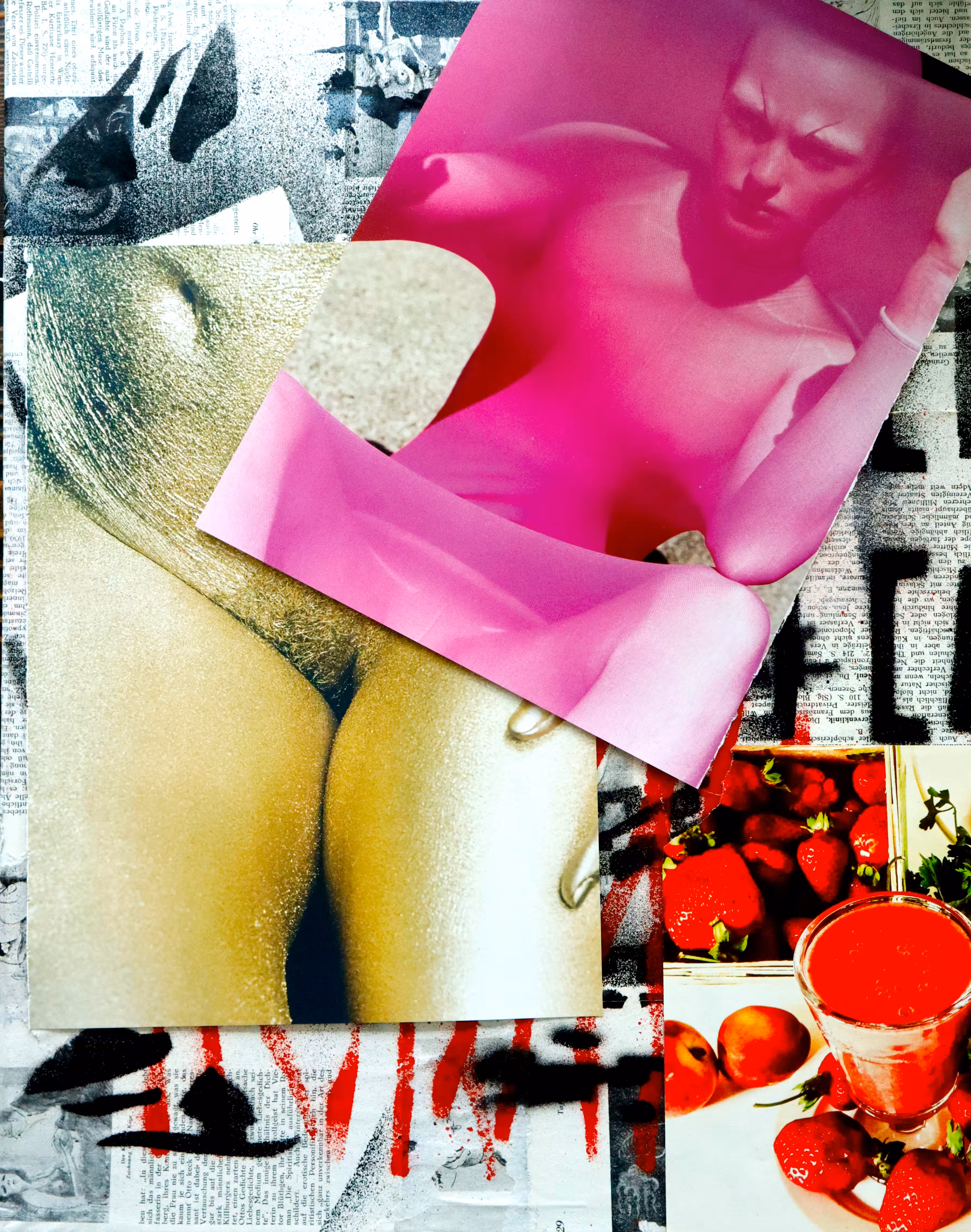 Femme et fraises