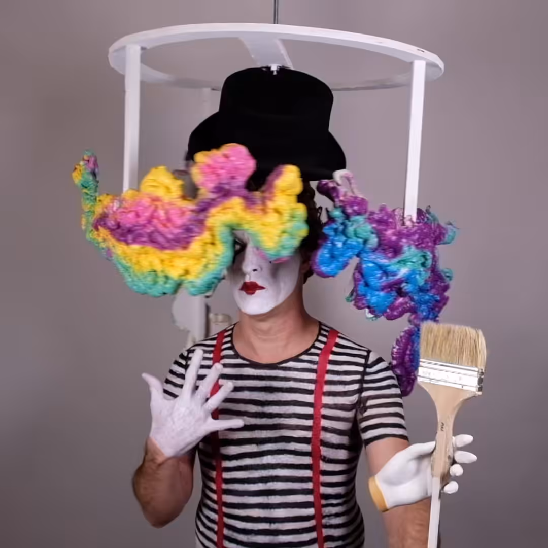 Mime With Brush Of Mimicry